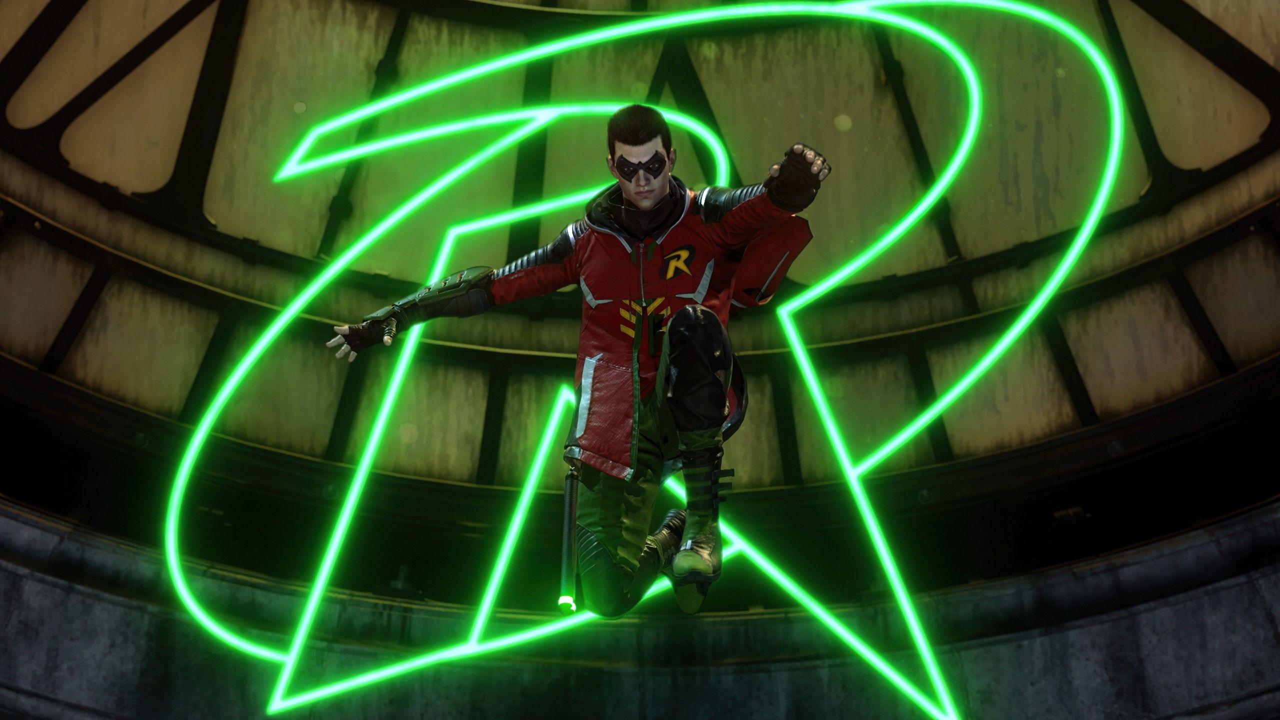 2560x1440 Robin DC Gotham Knights 4K HD Games .
