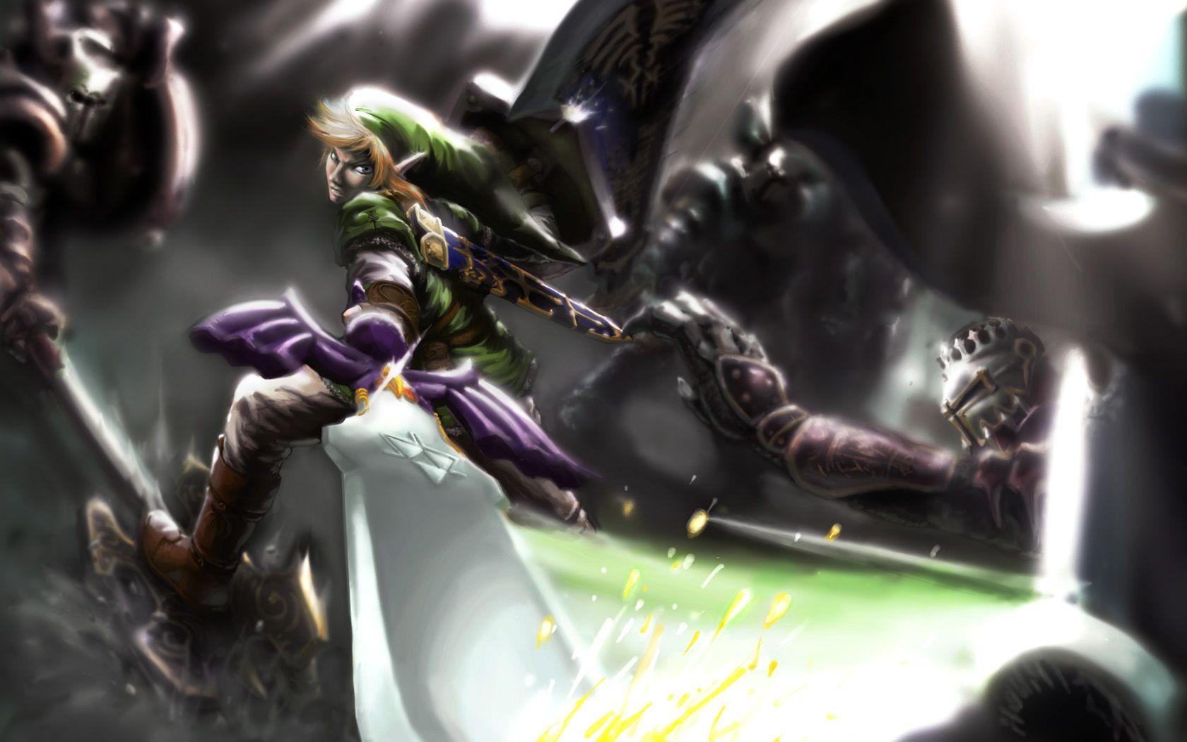 1680x1050 Zelda Winter