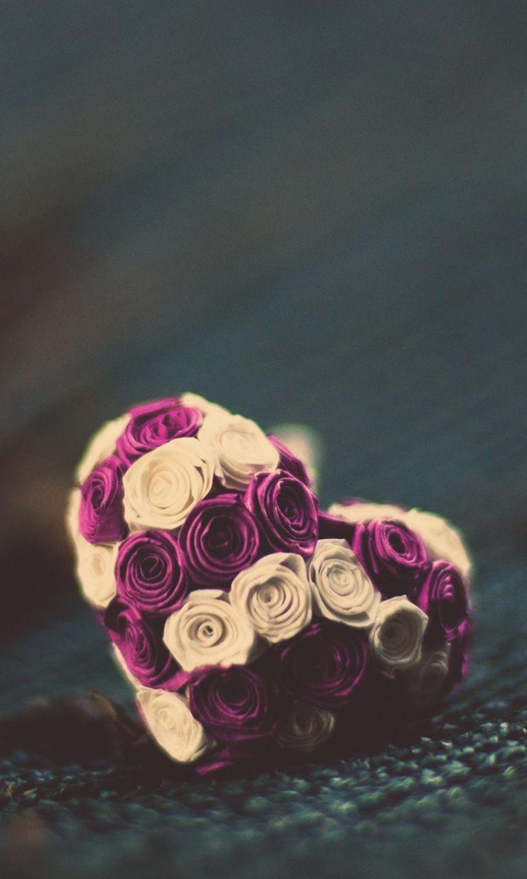 768x1280 Valentine's Day Flowers Wallpaper .