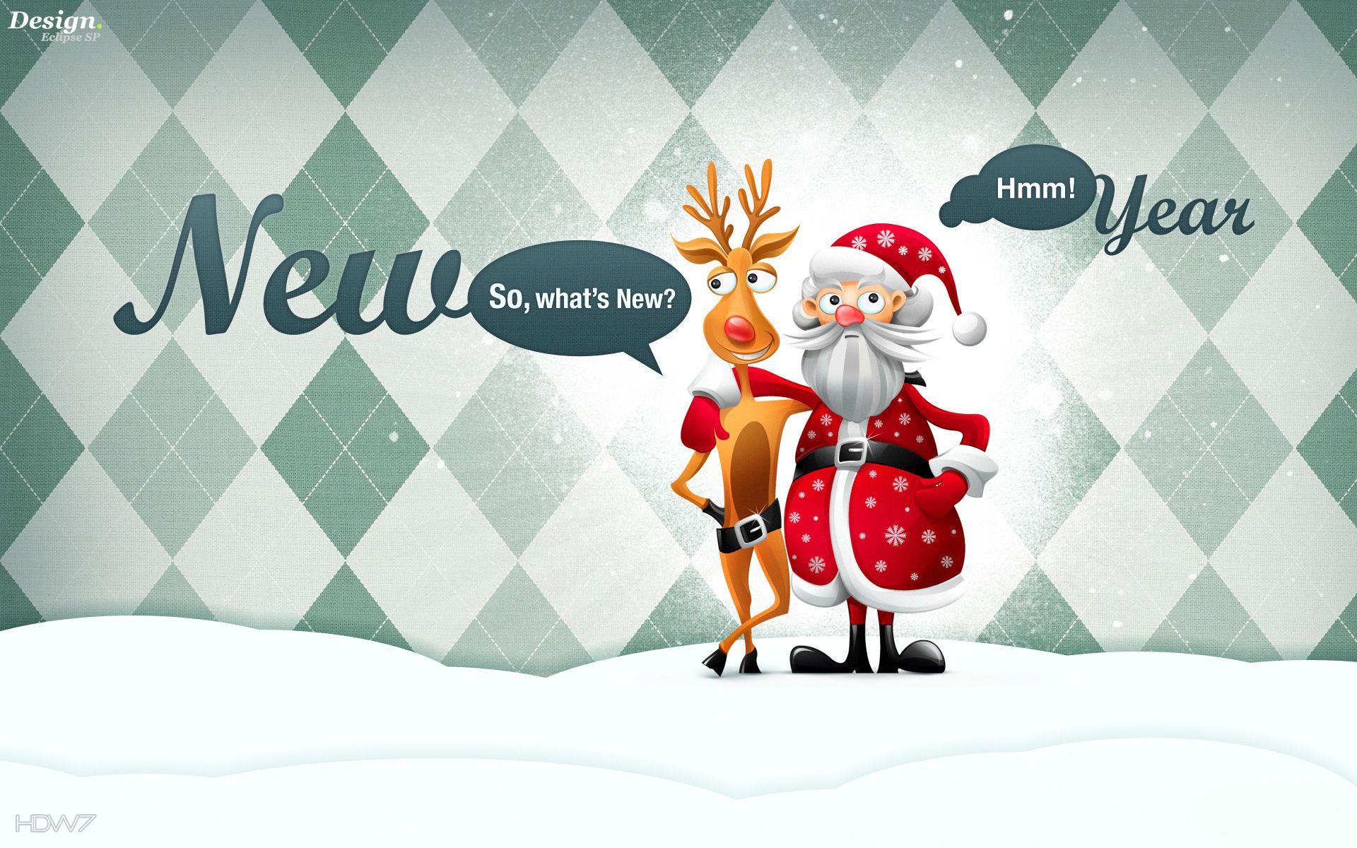 1920x1200 new year funny rudolph red nosed .