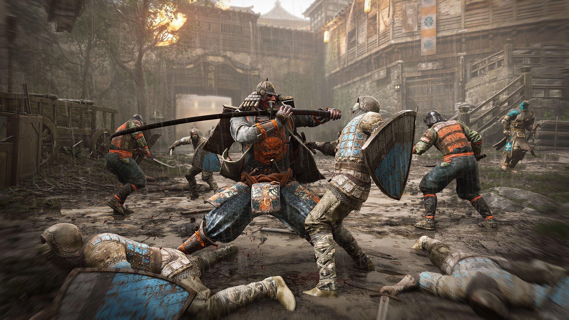 1920x1080 Samurai and Knight Battle For Honor Wallpaper