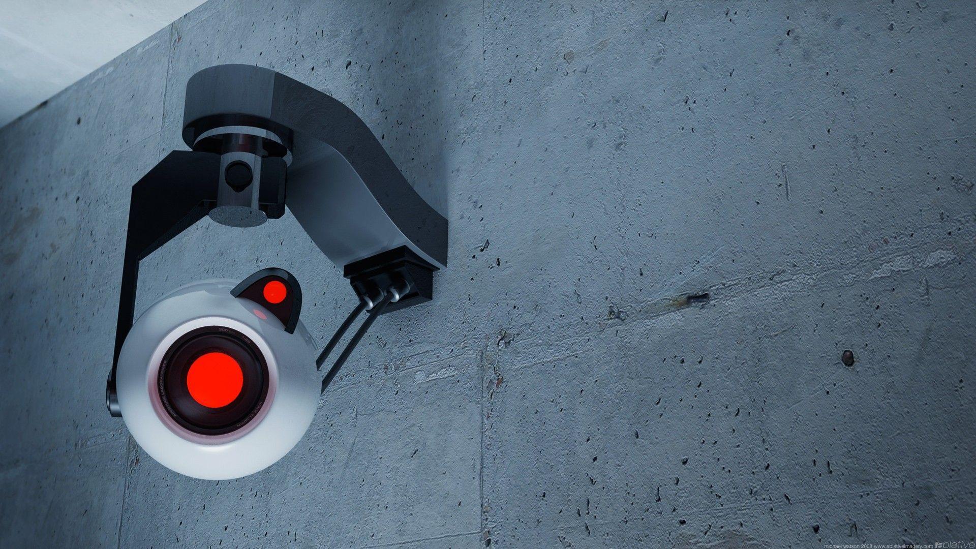 1920x1080 SHE'S WATCHING YOU. Portal wallpaper .