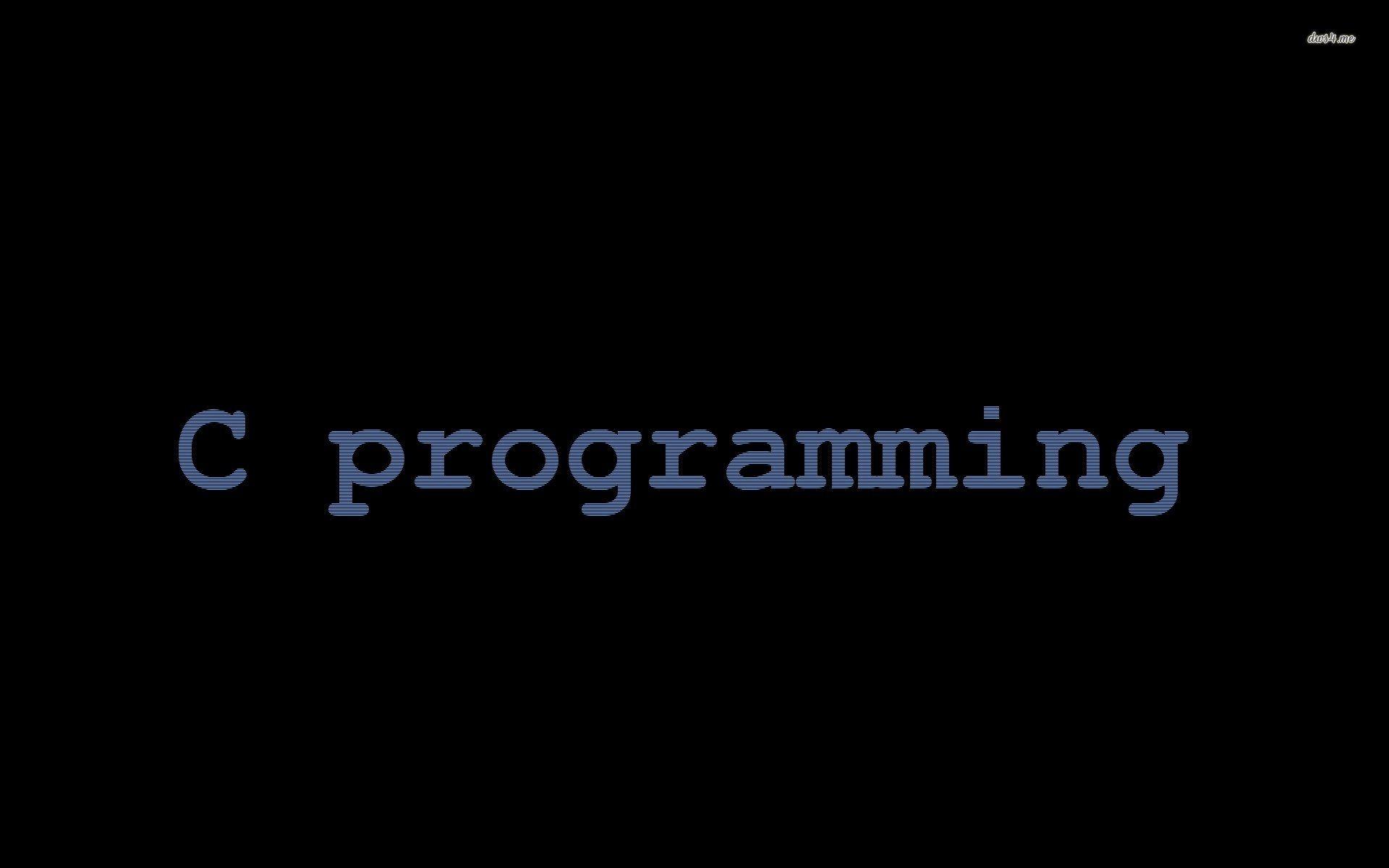 1920x1200 C Programming