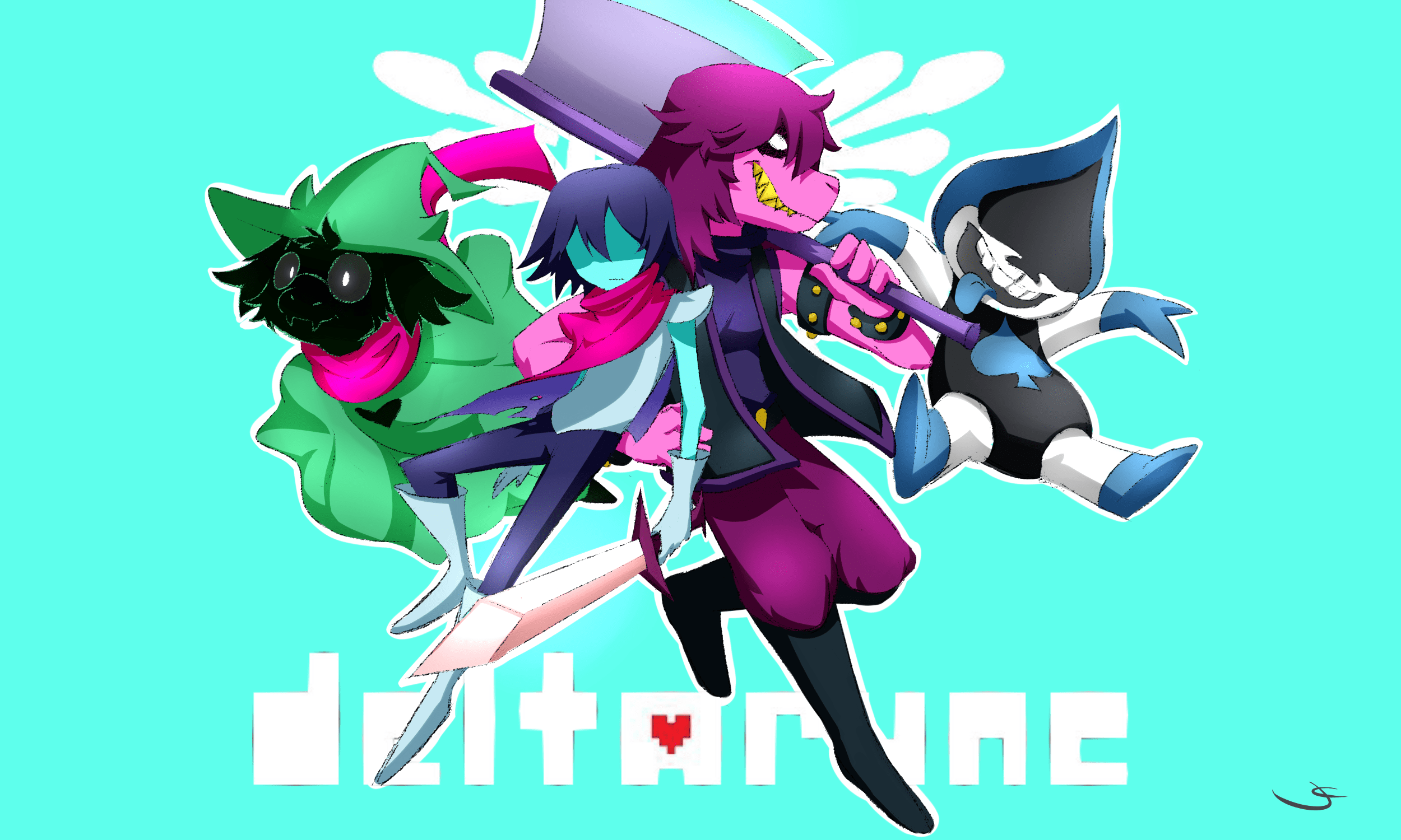 2500x1500 Deltarune Kris Deltarune Lancer .