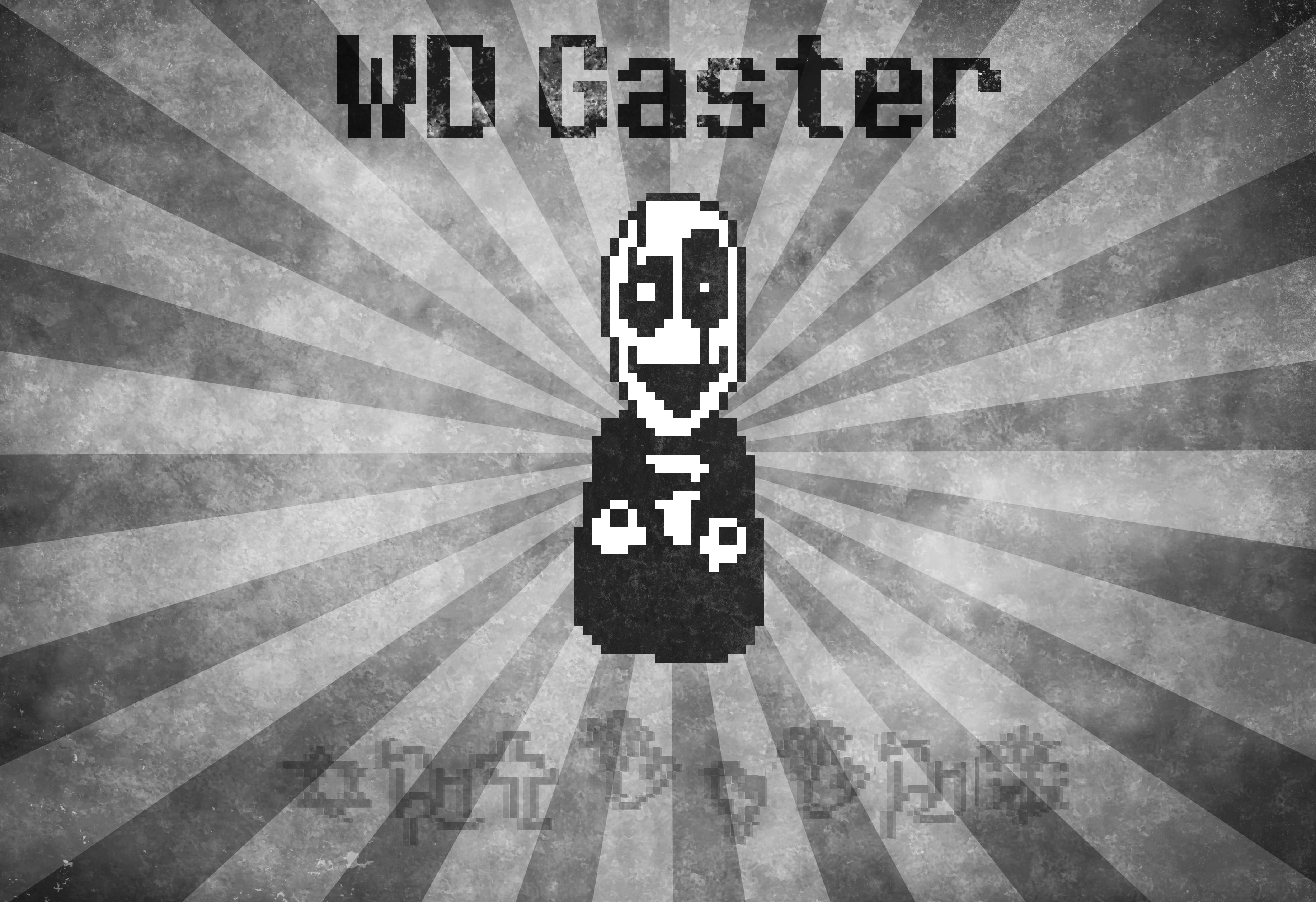 6300x4320 Made a 6k Gaster Wallpaper. :
