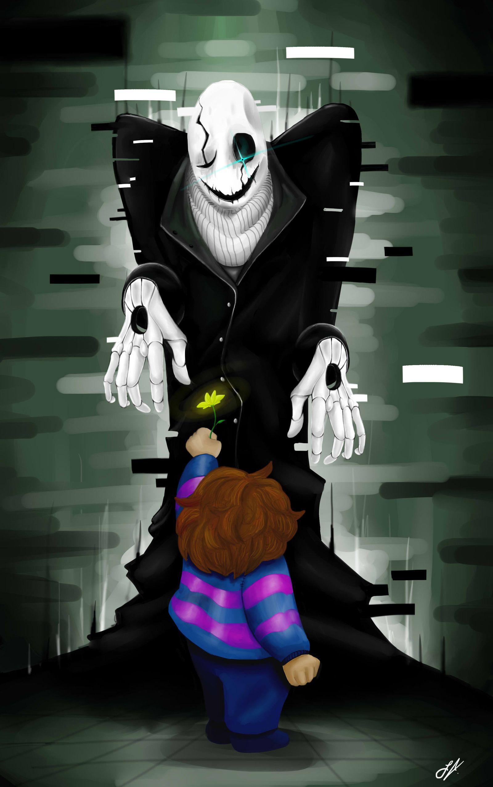 1600x2554 Undertale Gasterwallpaper