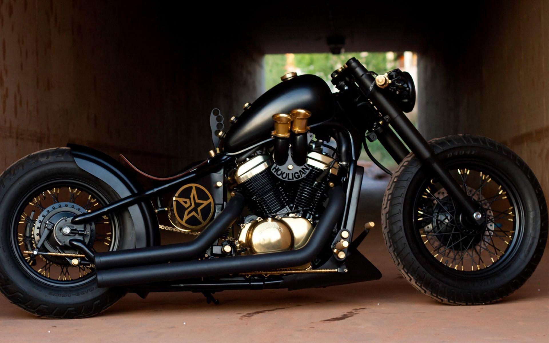 1920x1200 Bobber Hooligan Bike Wallpaper .