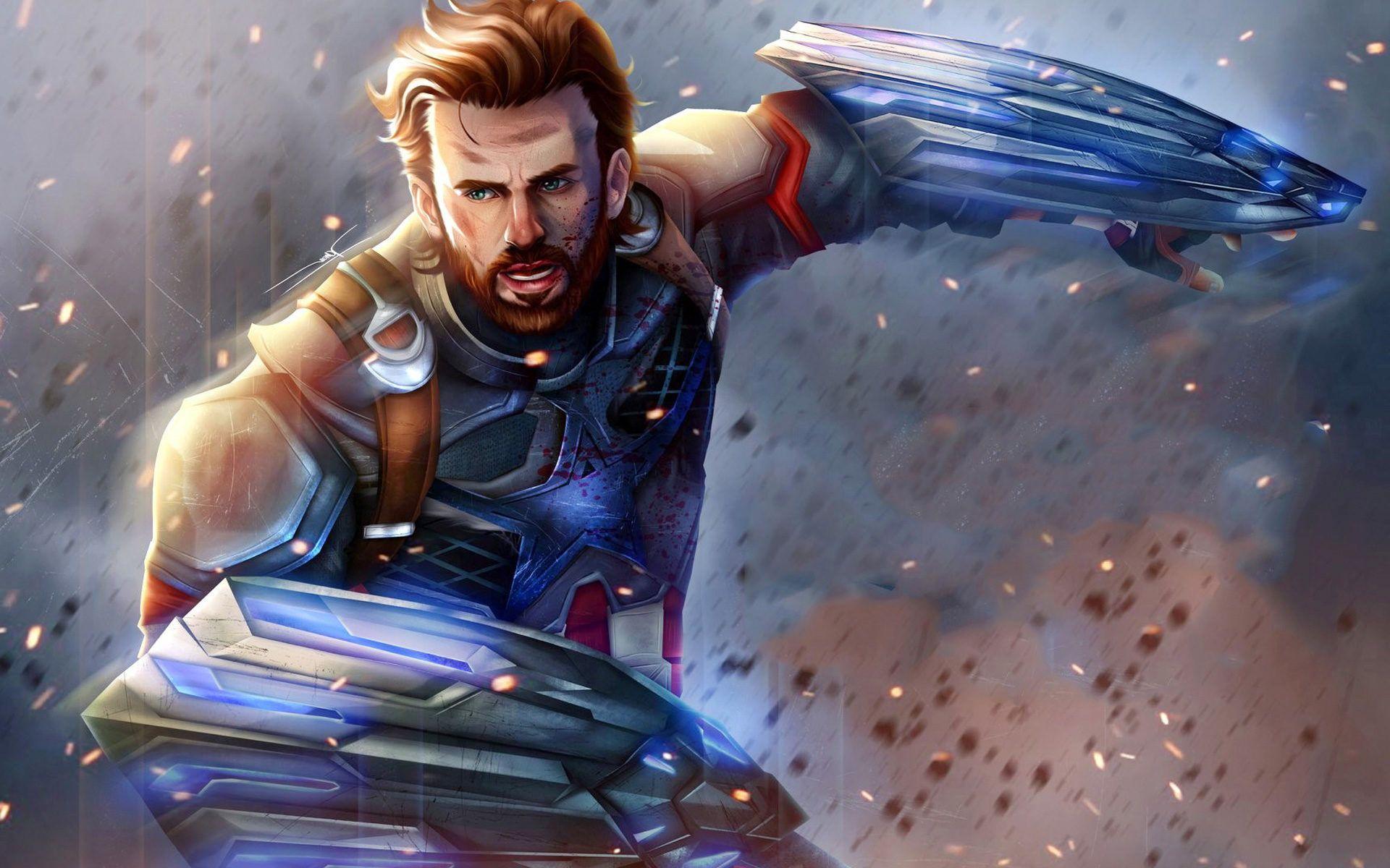 1920x1200 Captain America Infinity War Wallpaperdamerseing.