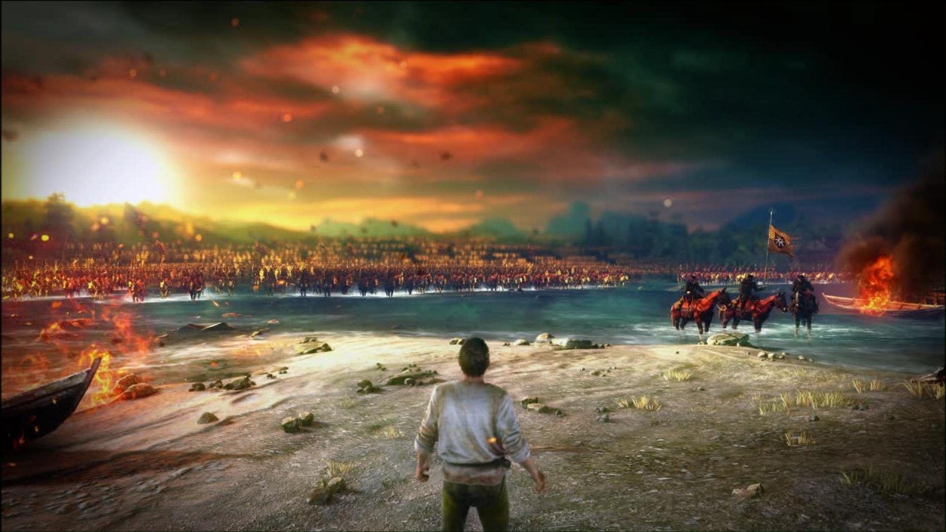 1920x1080 Wonderful, Fire, Beach, High .