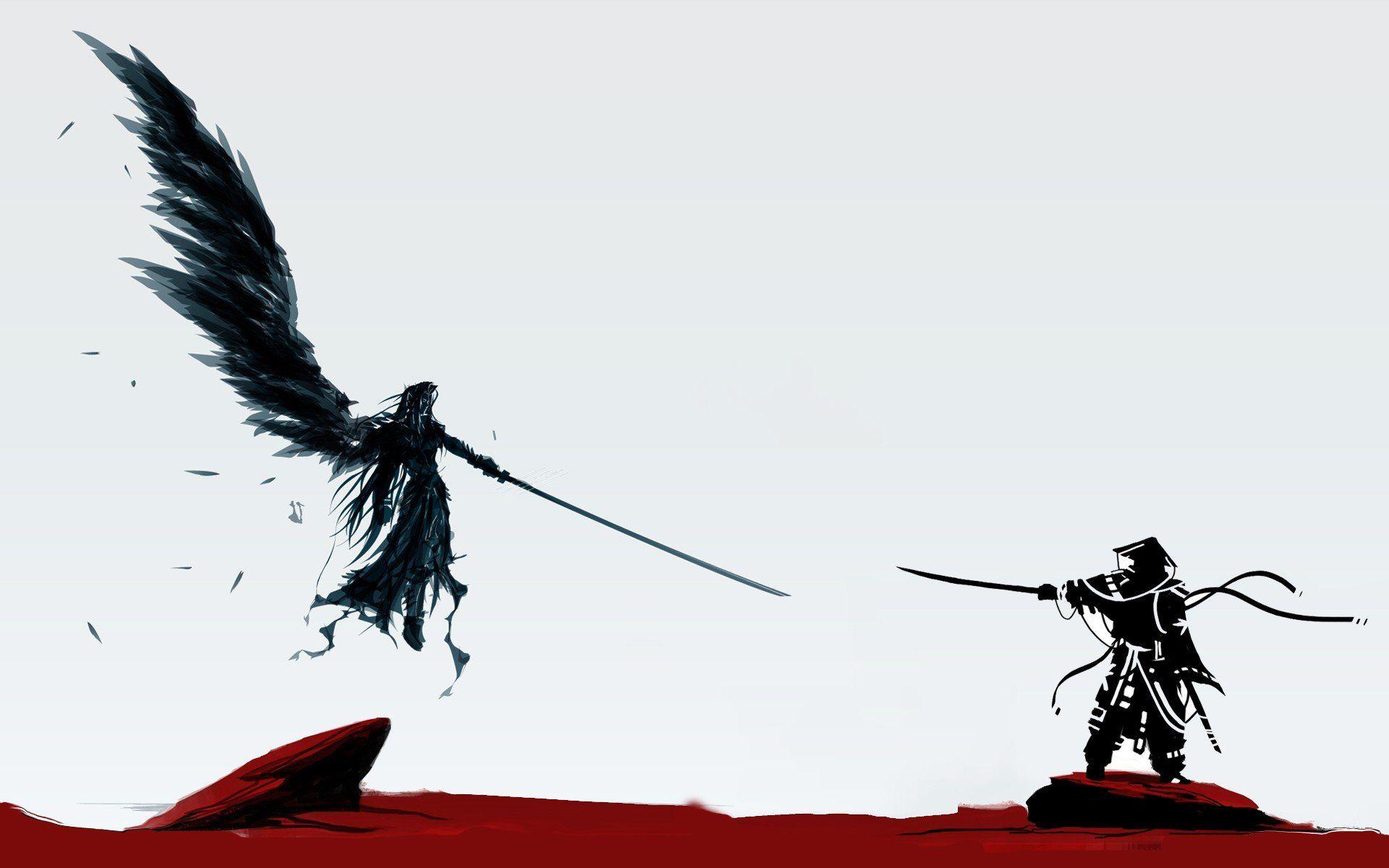 1920x1200 Final Fantasy blood samurai heroes battles swords wallpaper