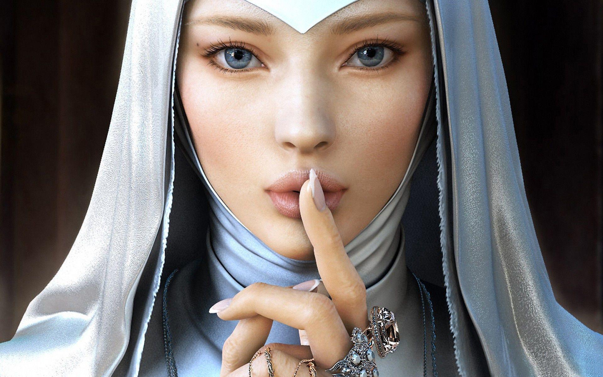 1920x1200 Nun HD wallpaper,