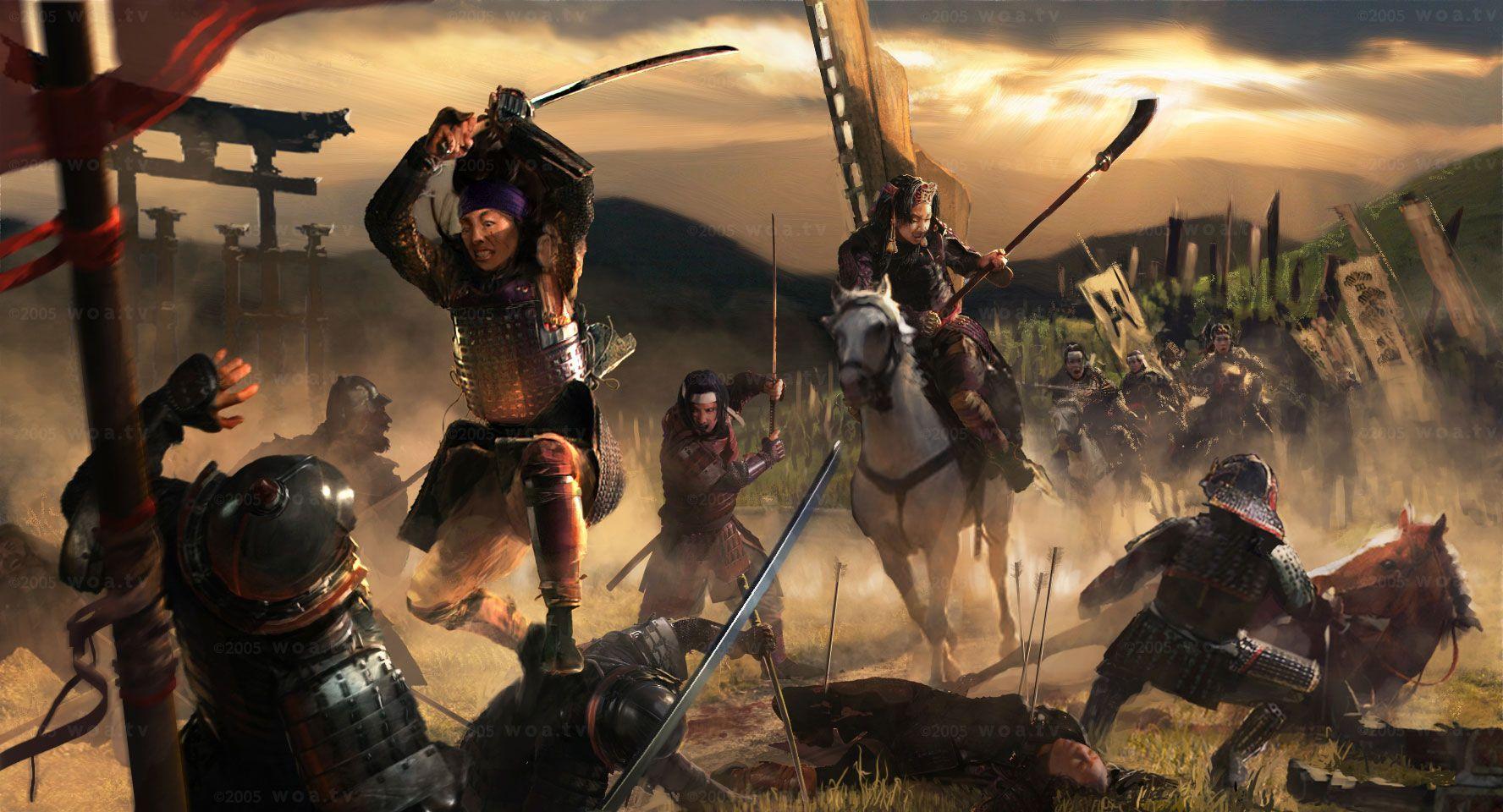 1776x960 samurai women Picture