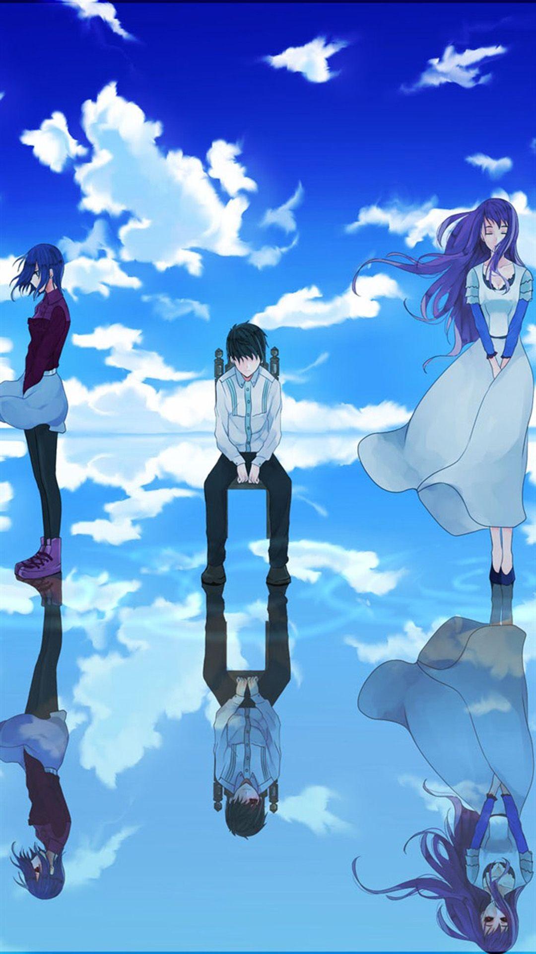 1080x1920 beautiful blue sky. Tokyo ghoul .com