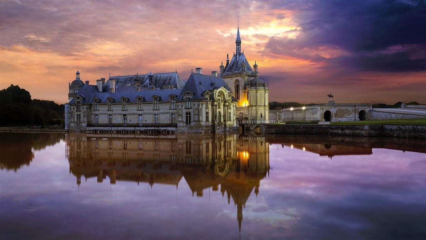 1366x768 Wallpaper France, Chantilly Castle .best