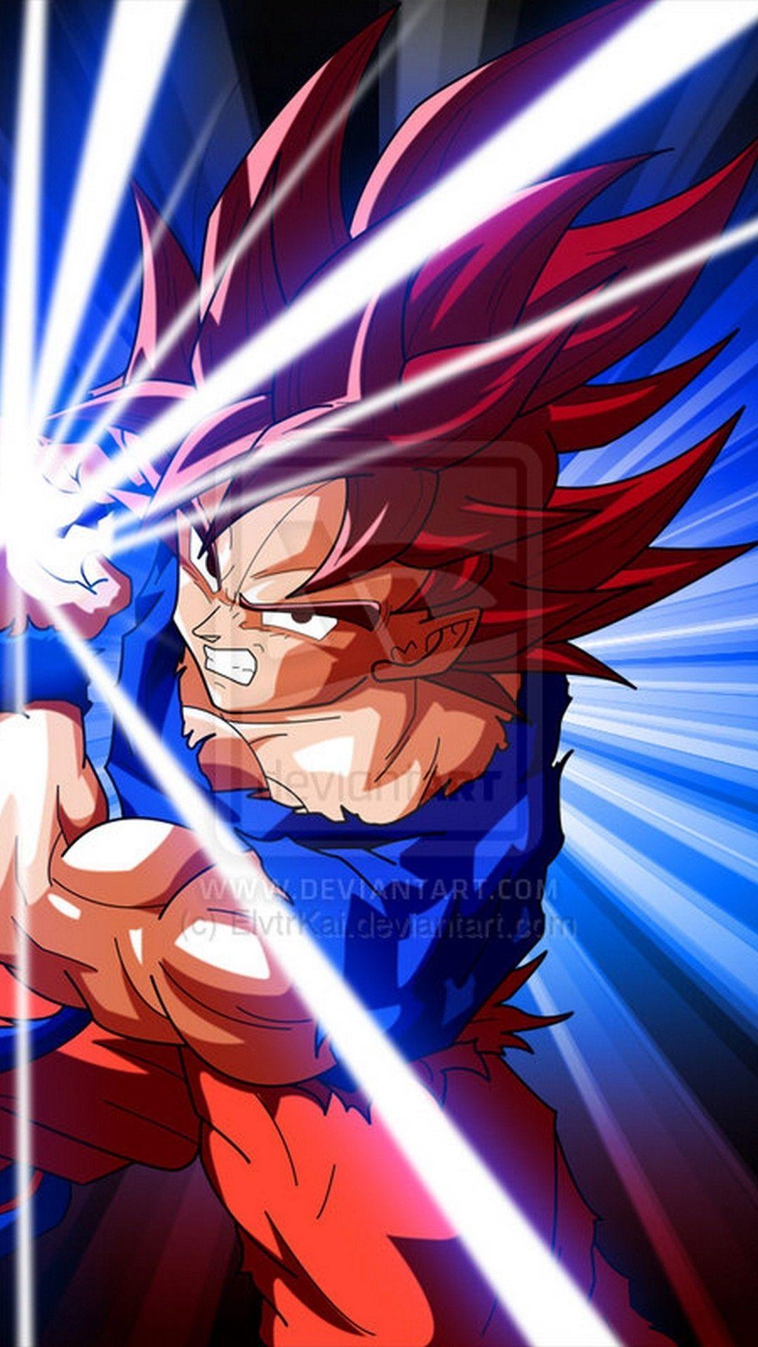 1080x1920 iPhone Wallpaper Goku Super Saiyan God .