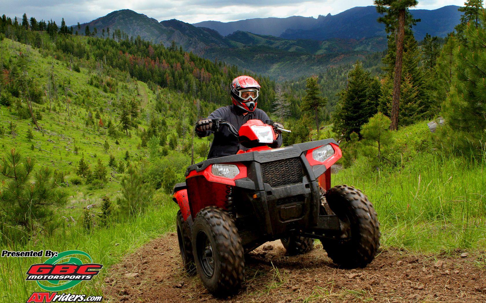 1680x1050 Polaris Sportsman 400 H.O 4x4 ATV .