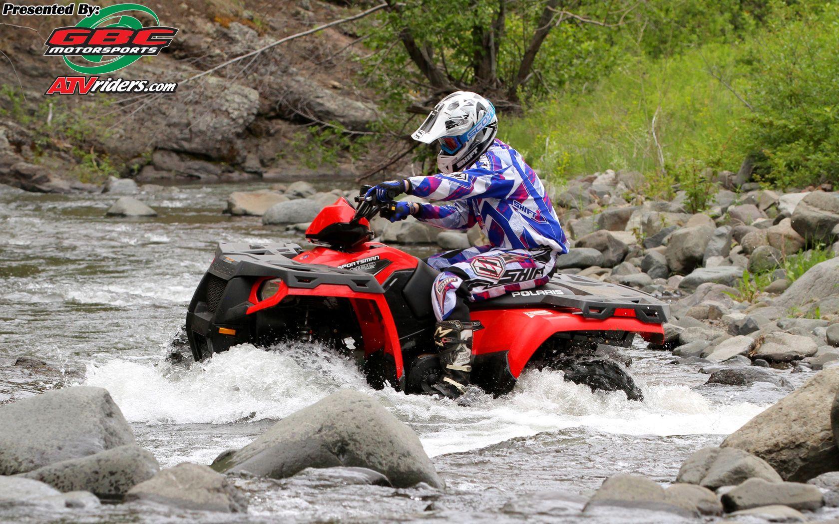 1680x1050 Polaris Sportsman 400 H.O 4x4 ATV .