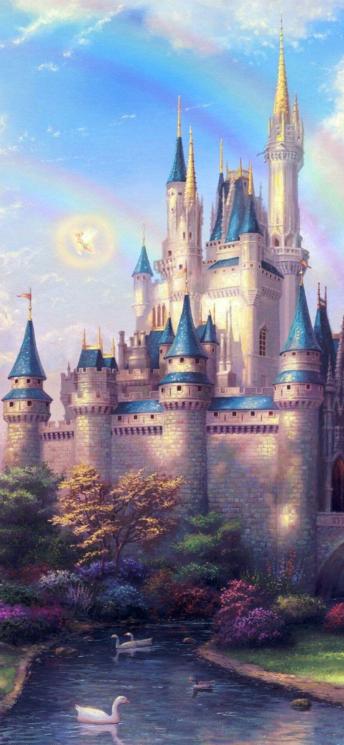 1125x2436 Disney Castle Wallpaper iPhone .