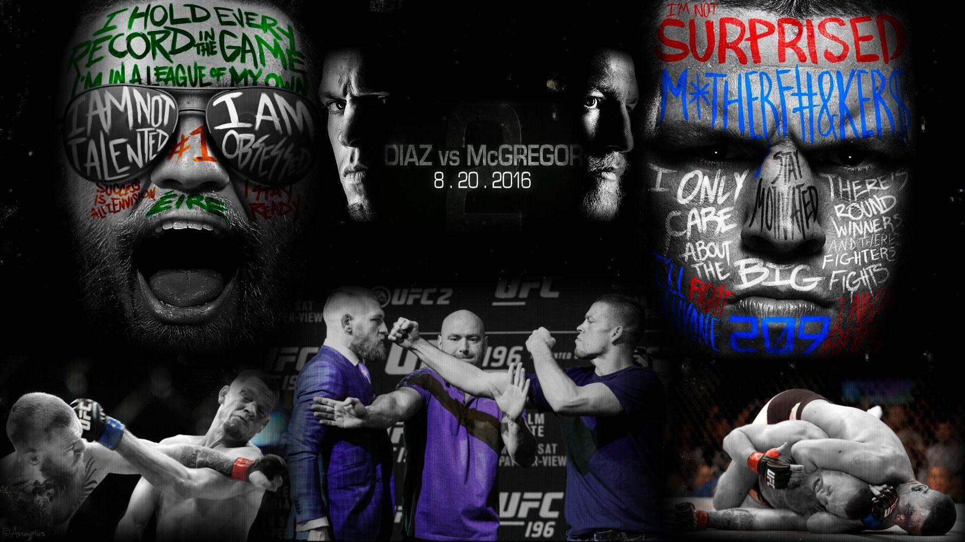 1920x1080 Conor Mcgregor Vs Nate Diaz Wallpaper .
