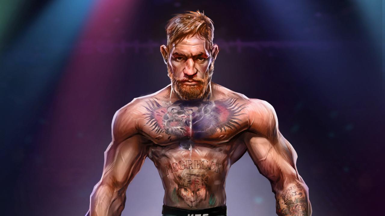1280x720 Conor McGregor Art 720P Wallpaper, HD .