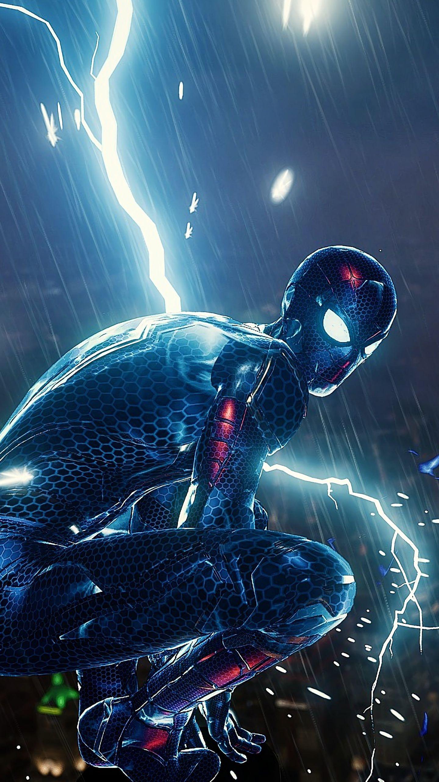 1440x2560 Spiderman Ps4 Lighting .