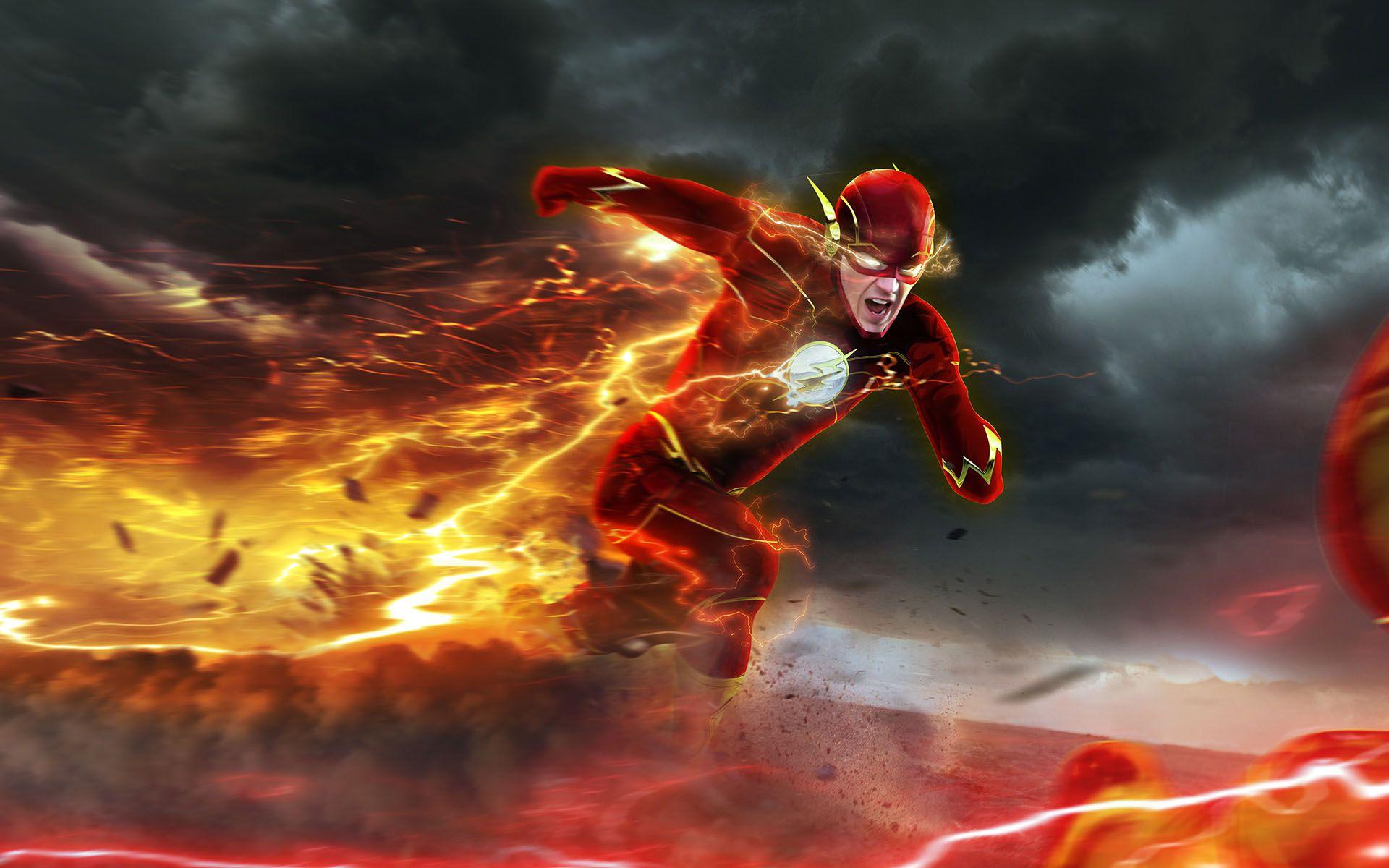 1920x1200 The Flash Barry Allen Hình nền HD 2017