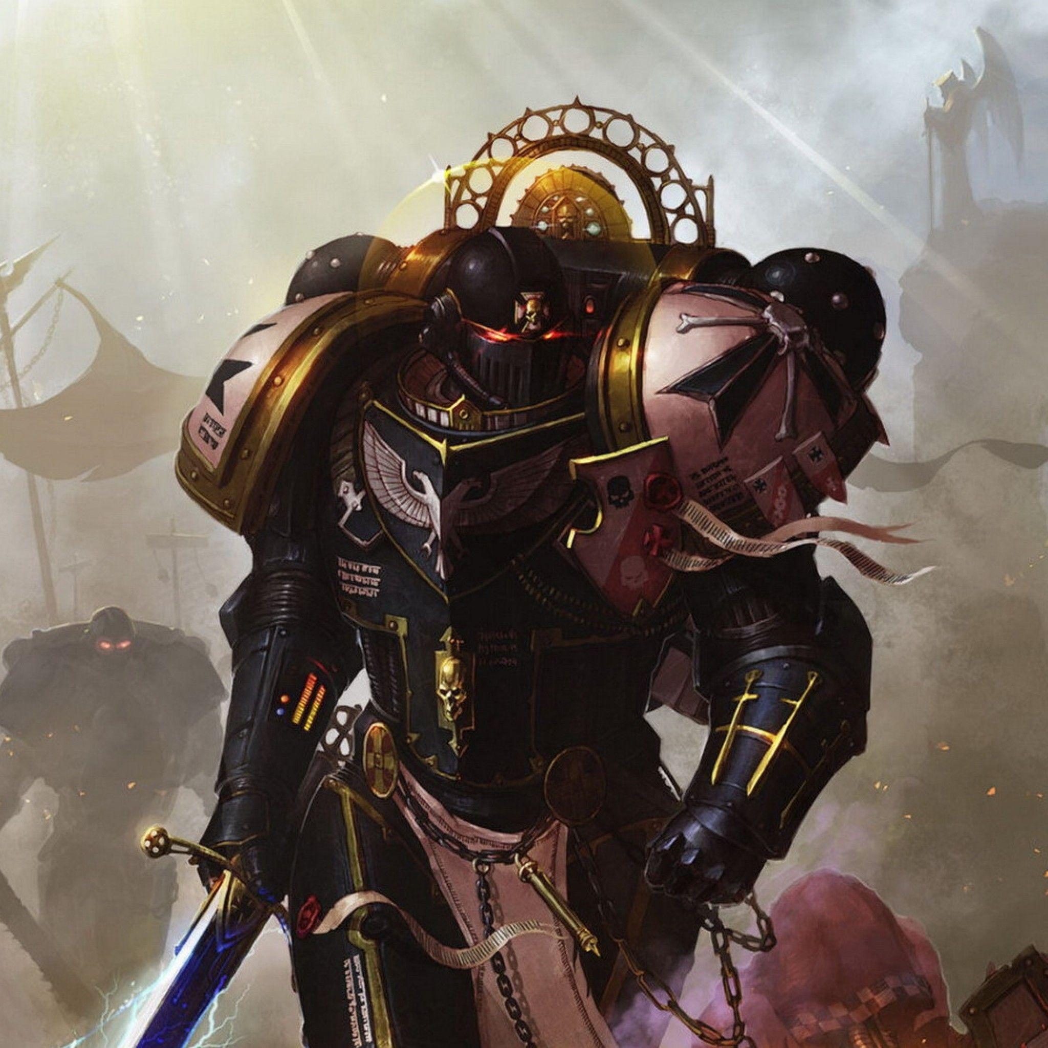2048x2048 Preview Wallpaper Warhammer, Warhammer 40k, Space Marines, Marine Wallpaper Phone HD Wallpaper