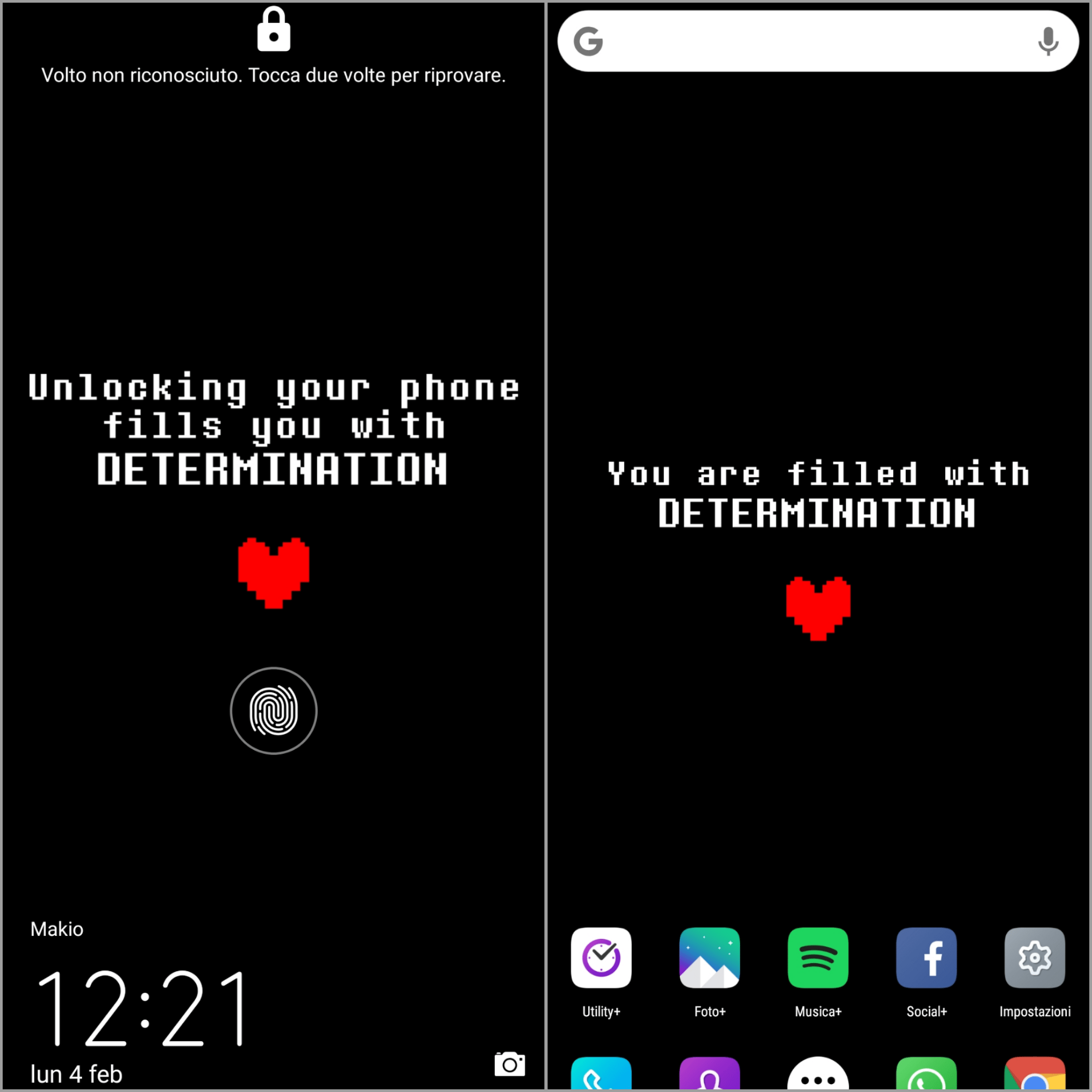 2048x2048 Lock Screen Undertale Wallpaper