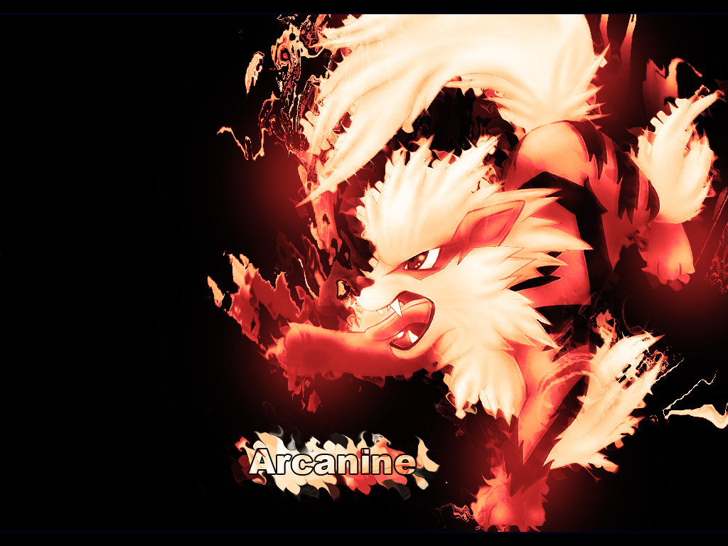 1024x768 Arcanine Wallpaper