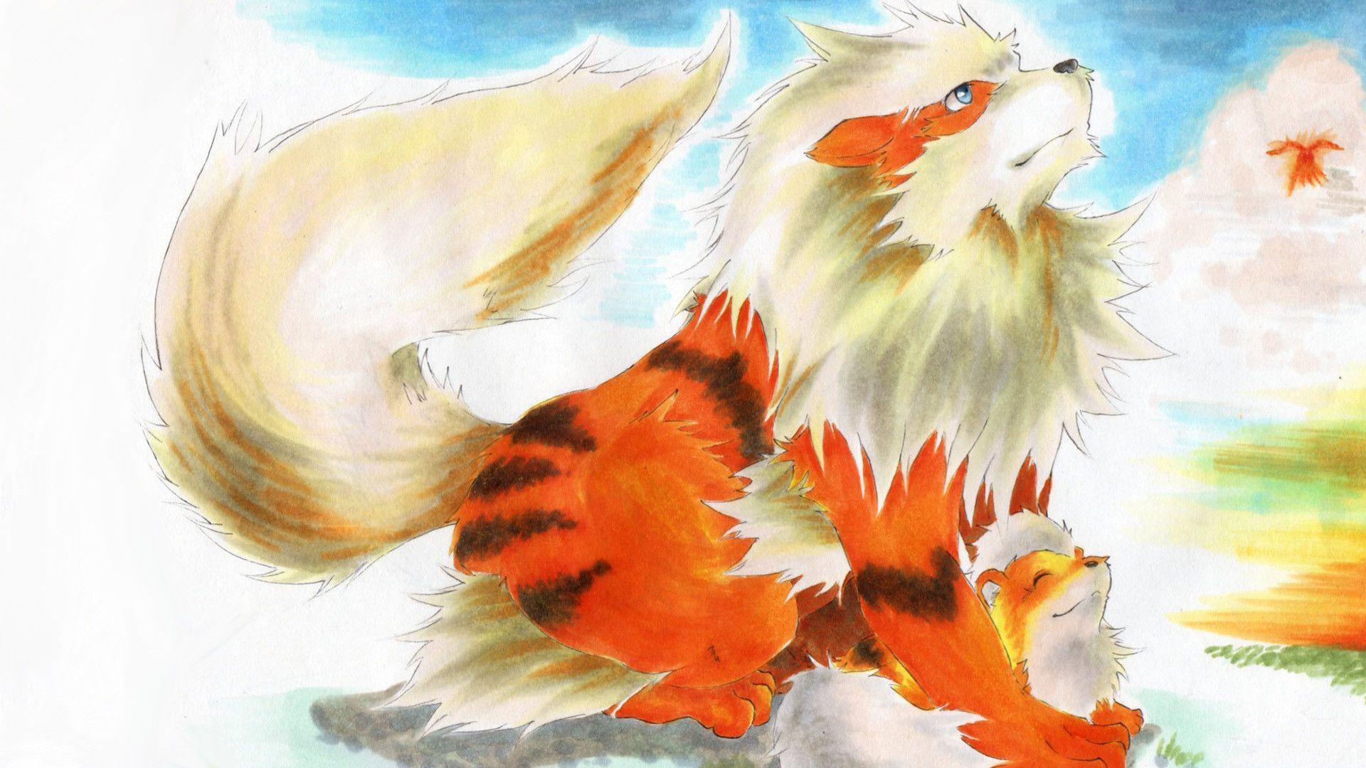 1920x1080 Arcanine Wallpaper