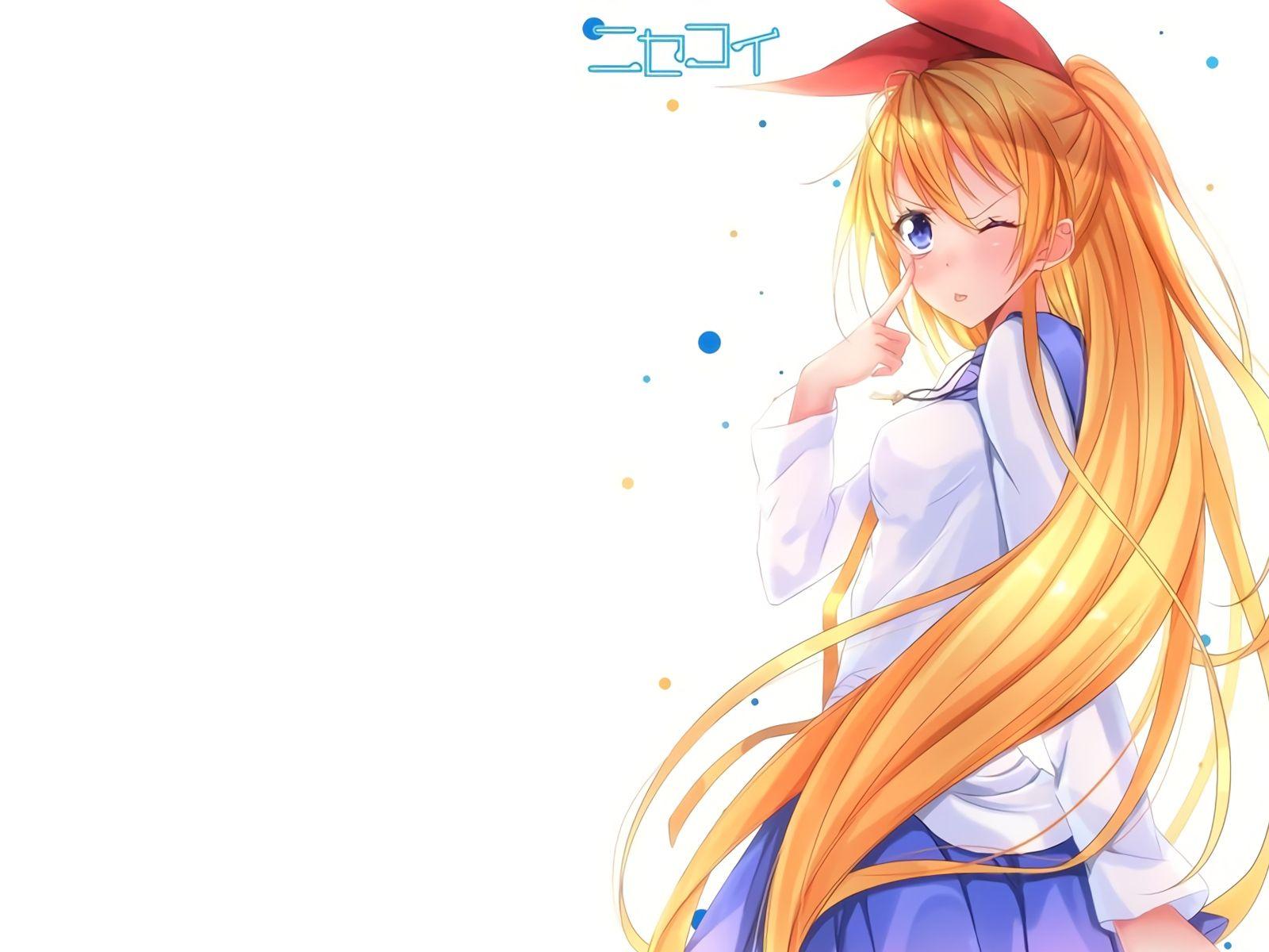 1600x1200 Desktop Wallpaper Blonde Anime Girl .