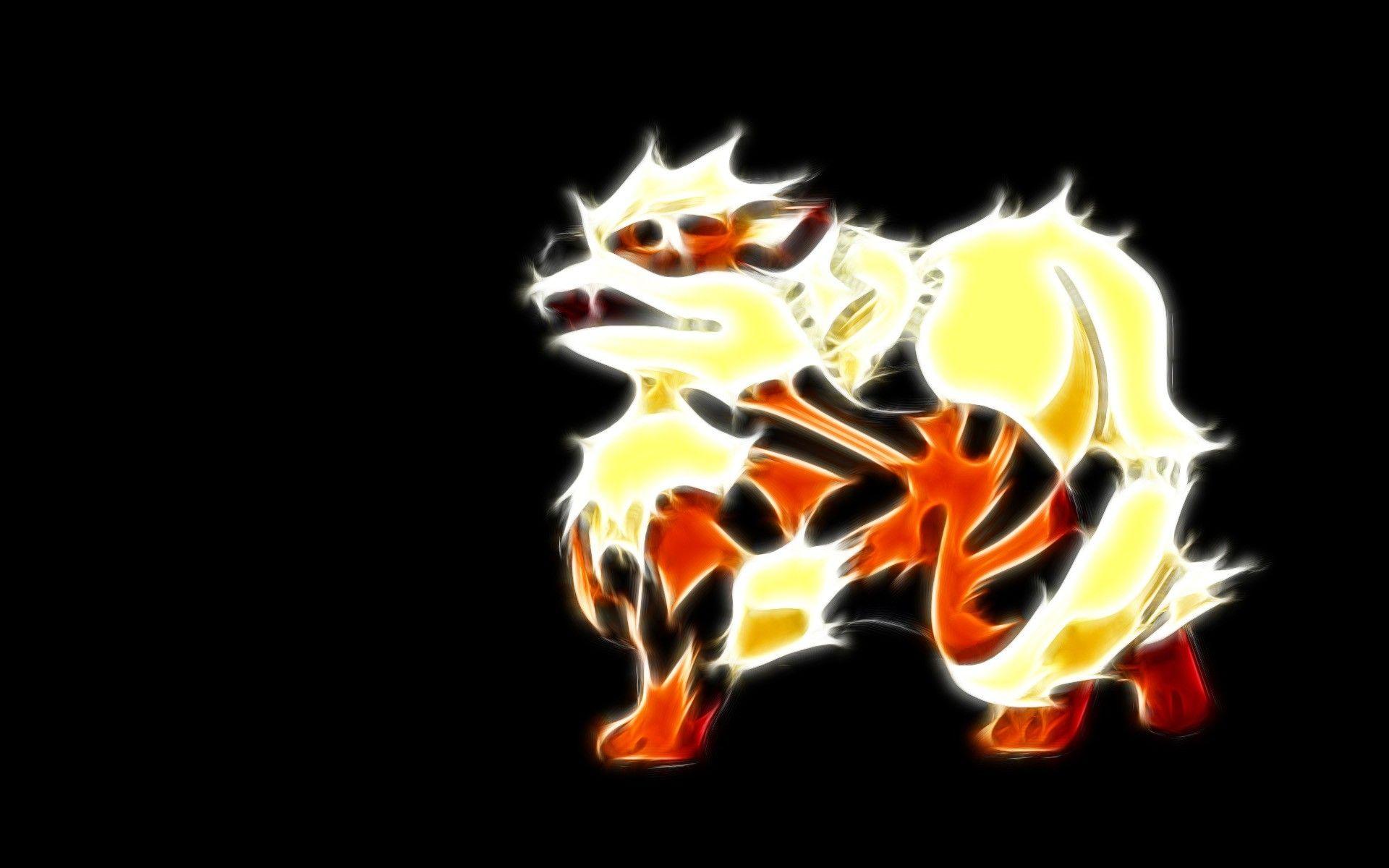 1920x1200 pokemon arcanine black background 1920x1200 wallpaper High Quality
