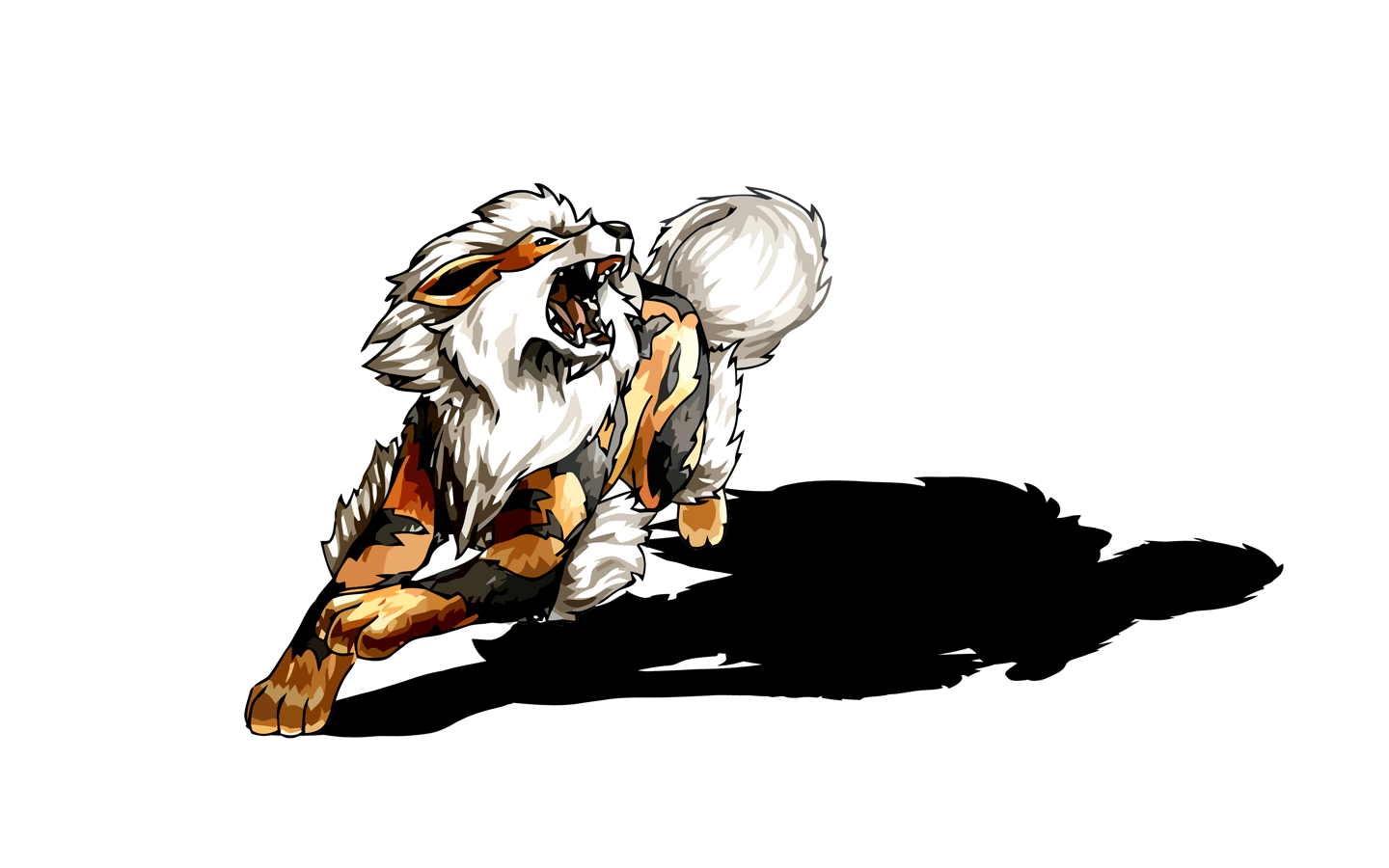 1440x900 Pokemon simple background Arcanine wallpaperx900