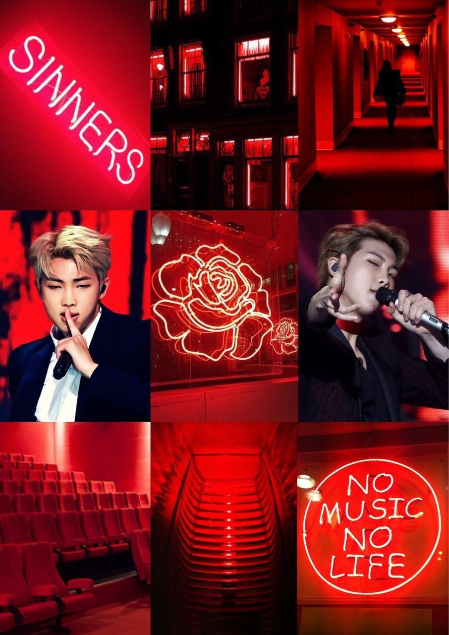 Red Aesthetic BTS Wallpapers Top Free Red Aesthetic BTS Backgrounds