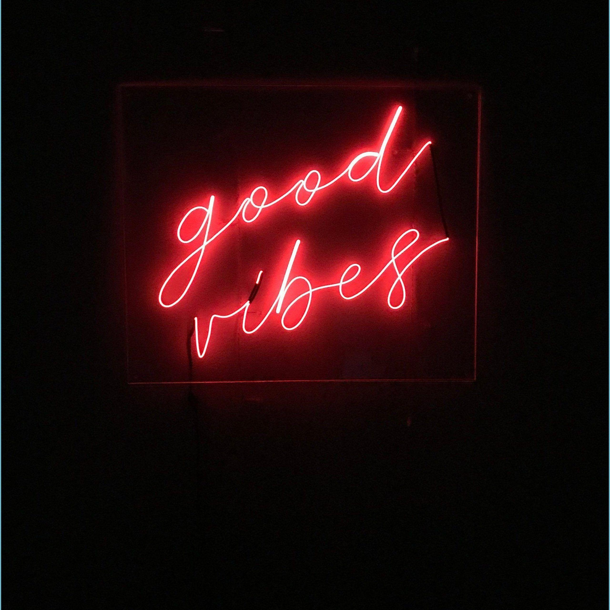 2560x2560 Neon Red Aesthetic Wallpaper. Neon