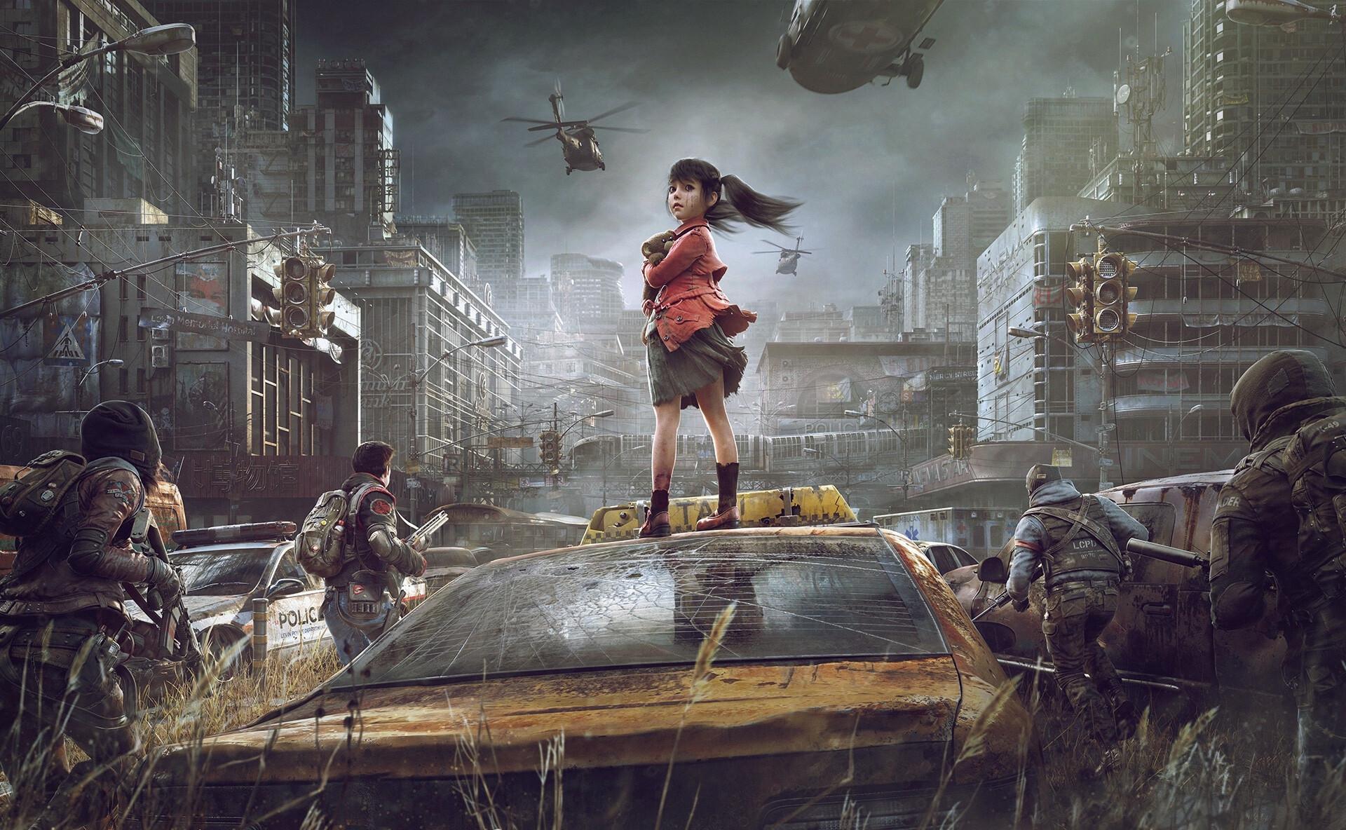 1920x1184 Small Girl In Post Apocalyptic .