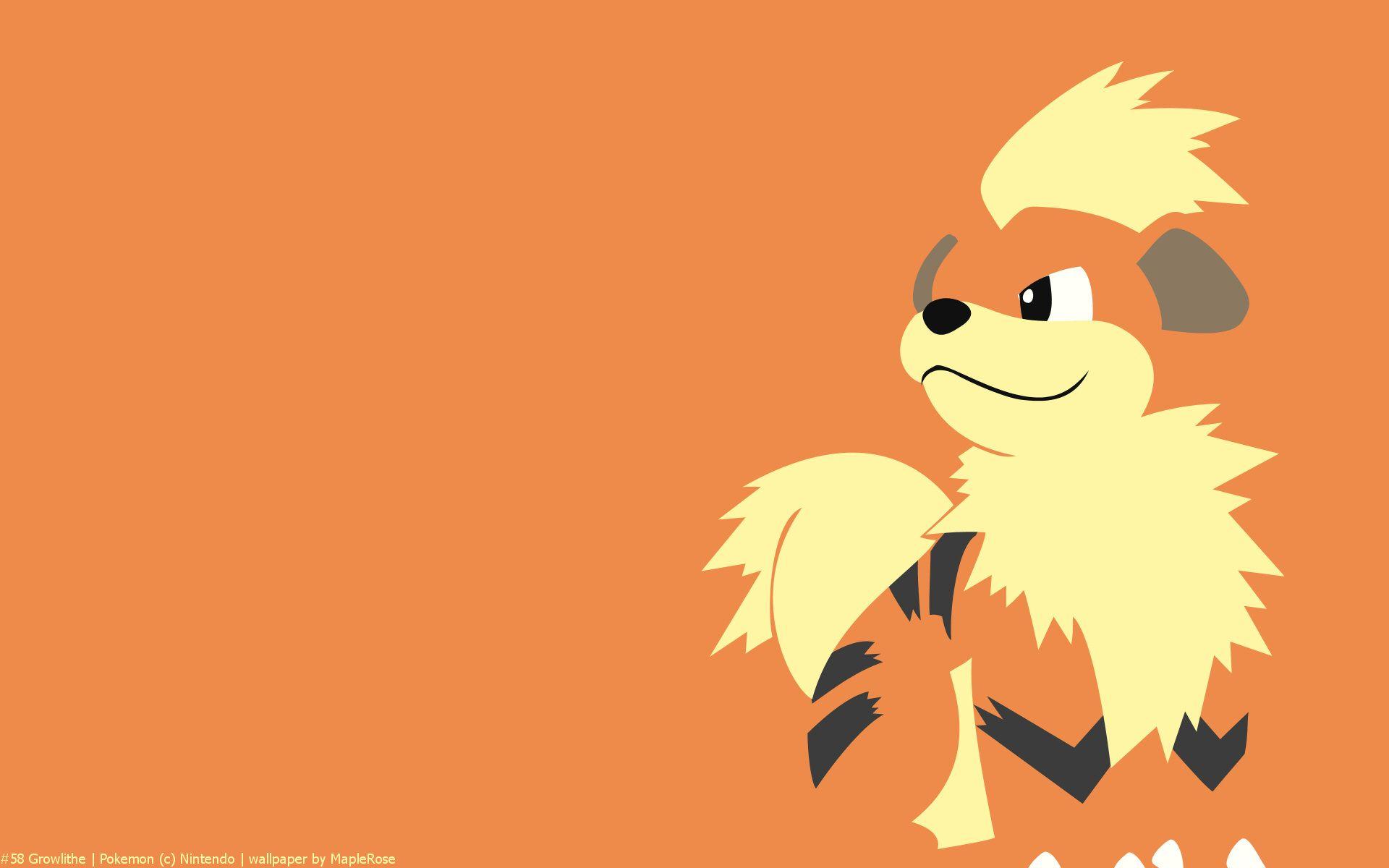 1920x1200 Growlithe Pokemon HD Wallpaper HD wallpaper, iPhone, Samsung