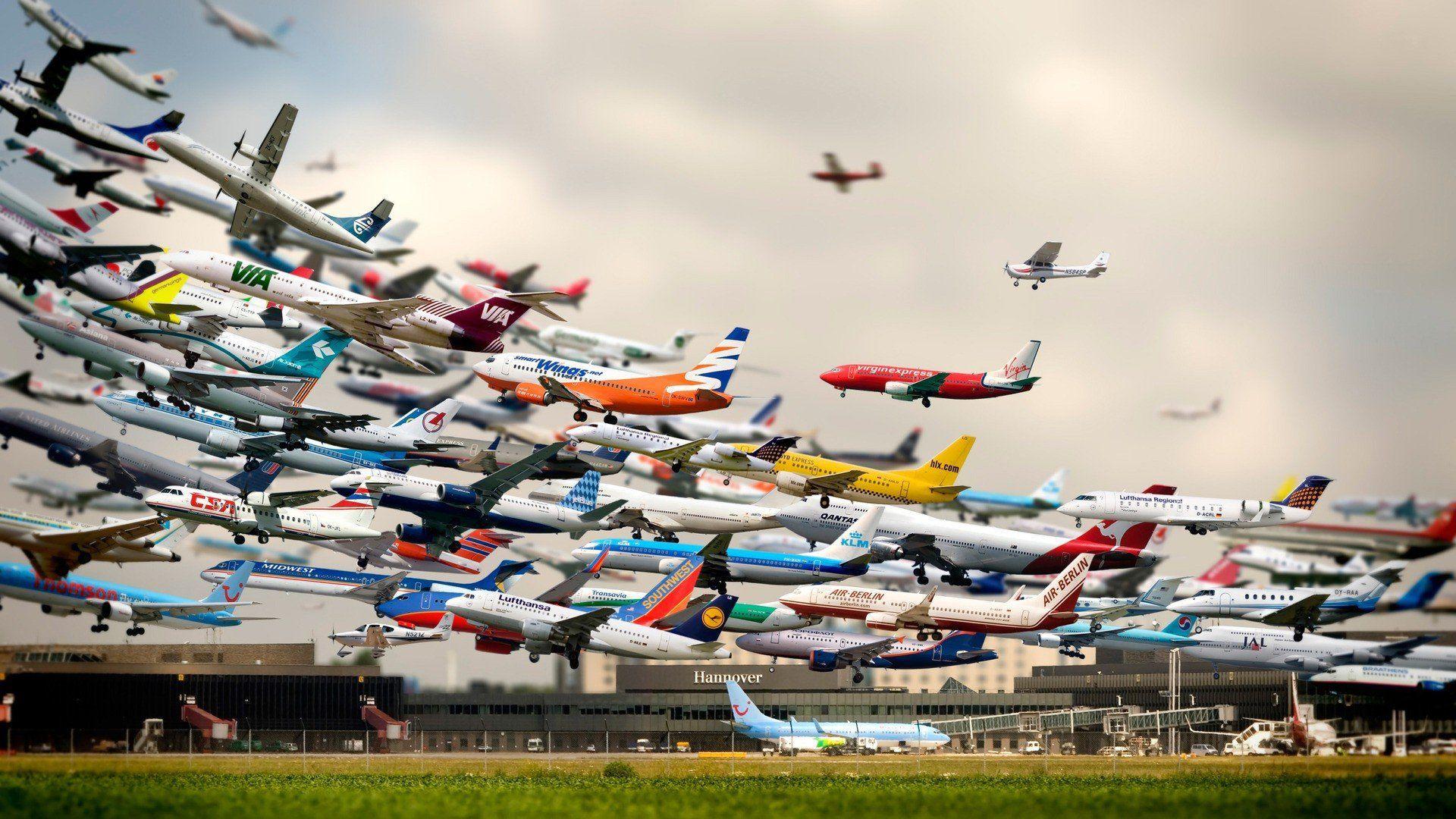 1920x1080 Planes Photo Manipulation Digital Art Photography Collections