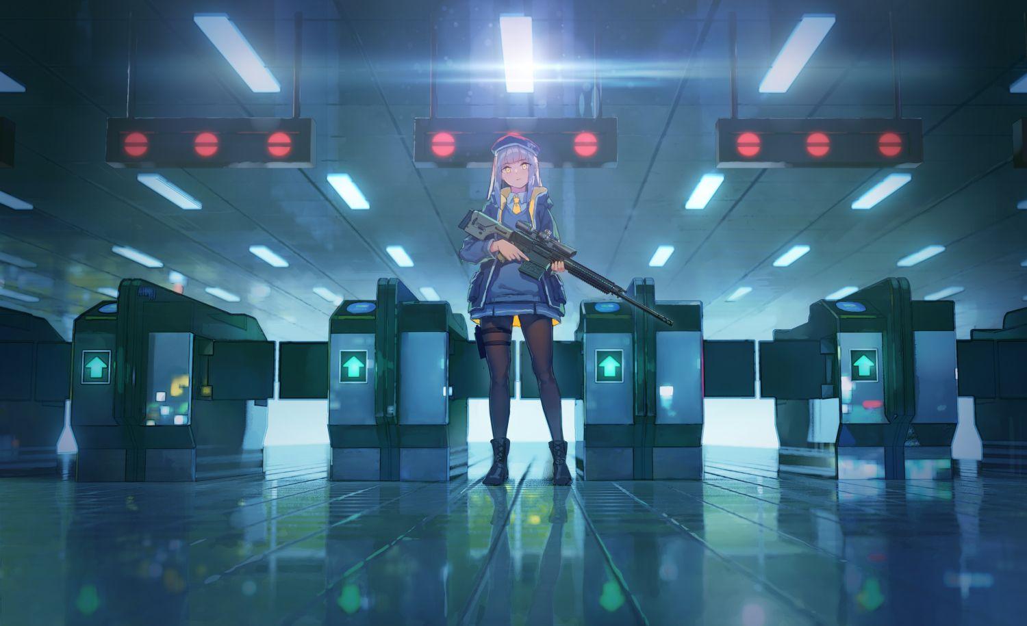 1500x915 Anime Girls Anime Digital Art Artwork 2D Portrait Battlefield 3 Wallpaper:1500x915