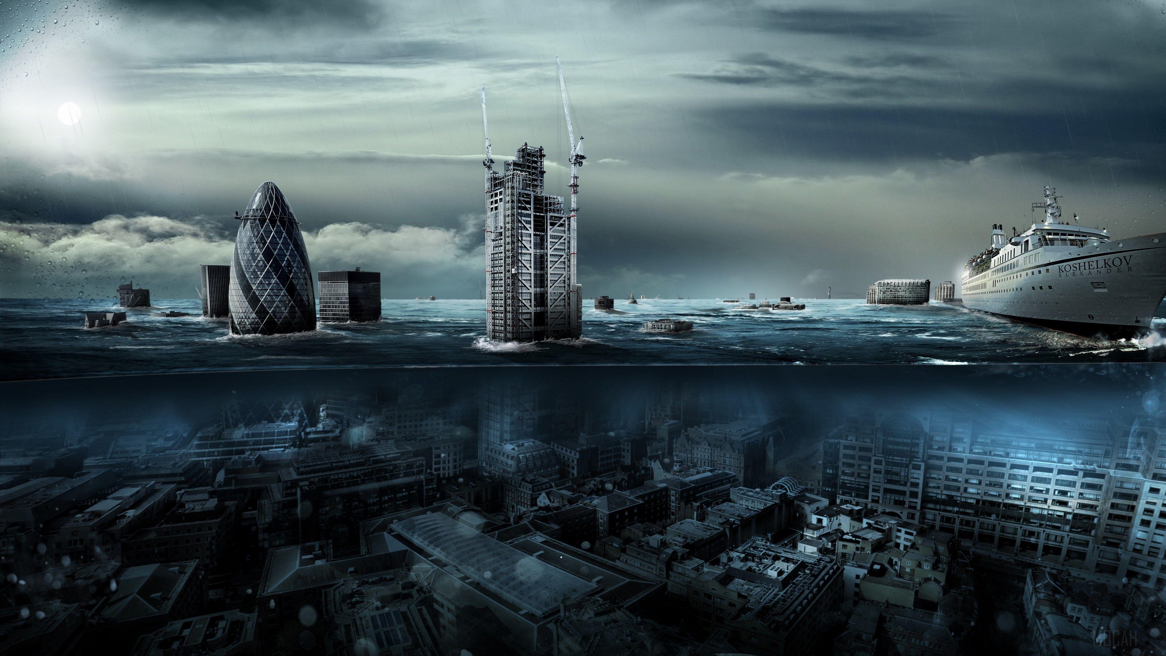3840x2160 Post Apocalyptic HD wallpaper,