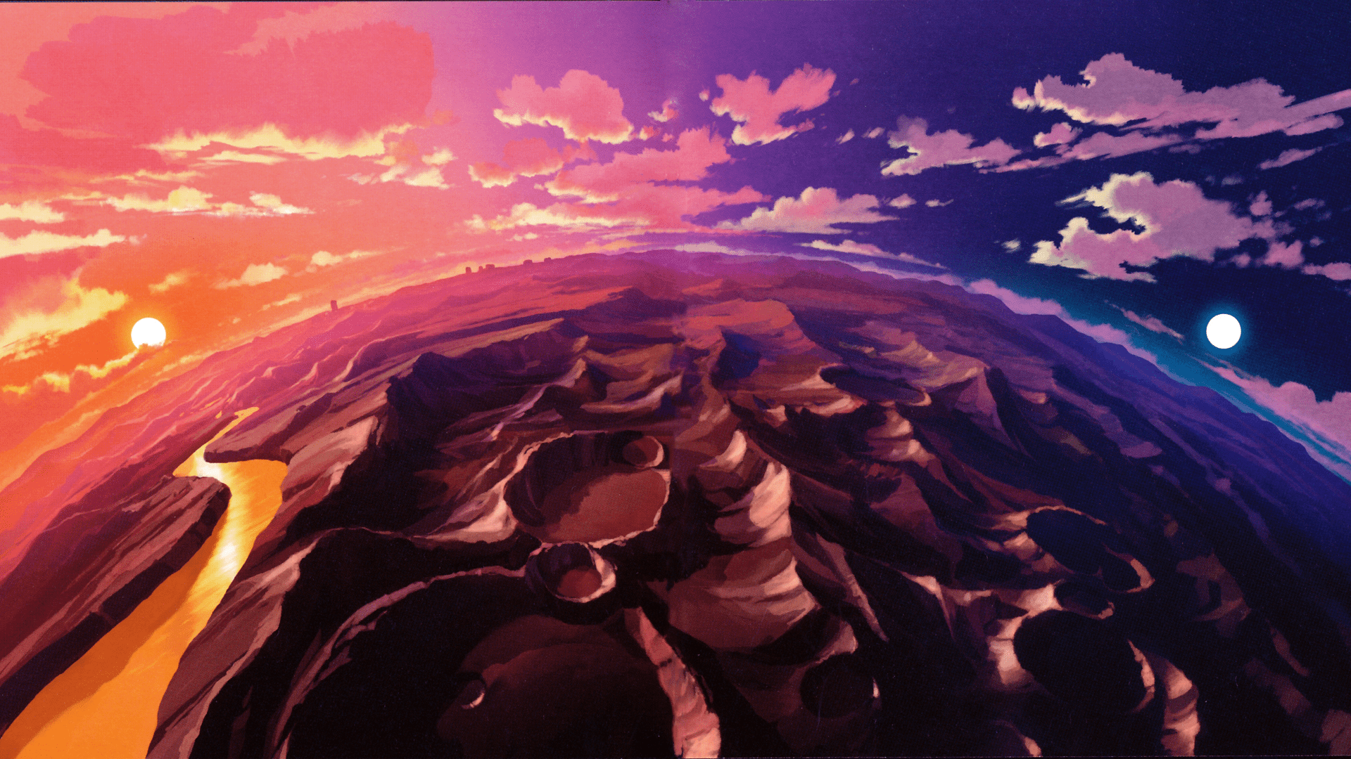 1920x1080 Planet Tengen Toppa Anime Gurren Lagann .wallpaper