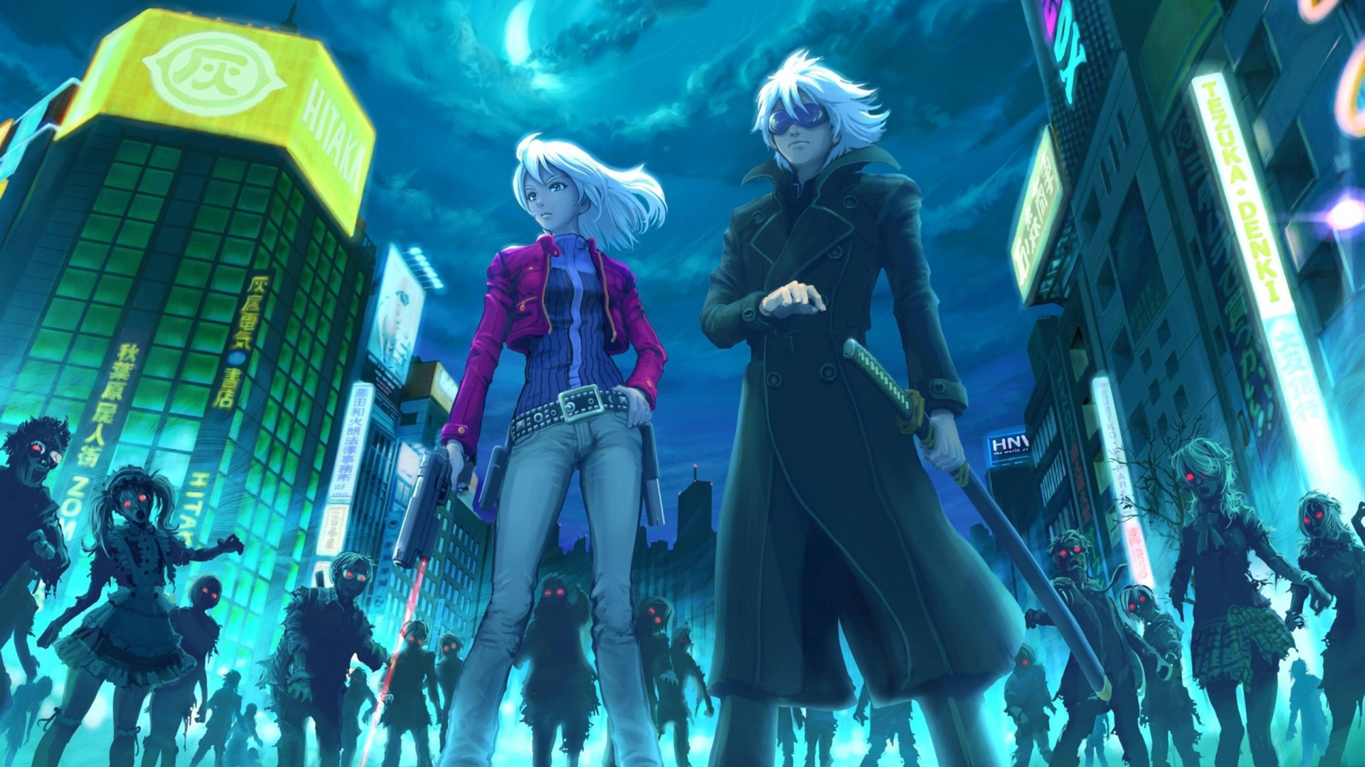 4608x2592 zombie city, zombie, heroes .