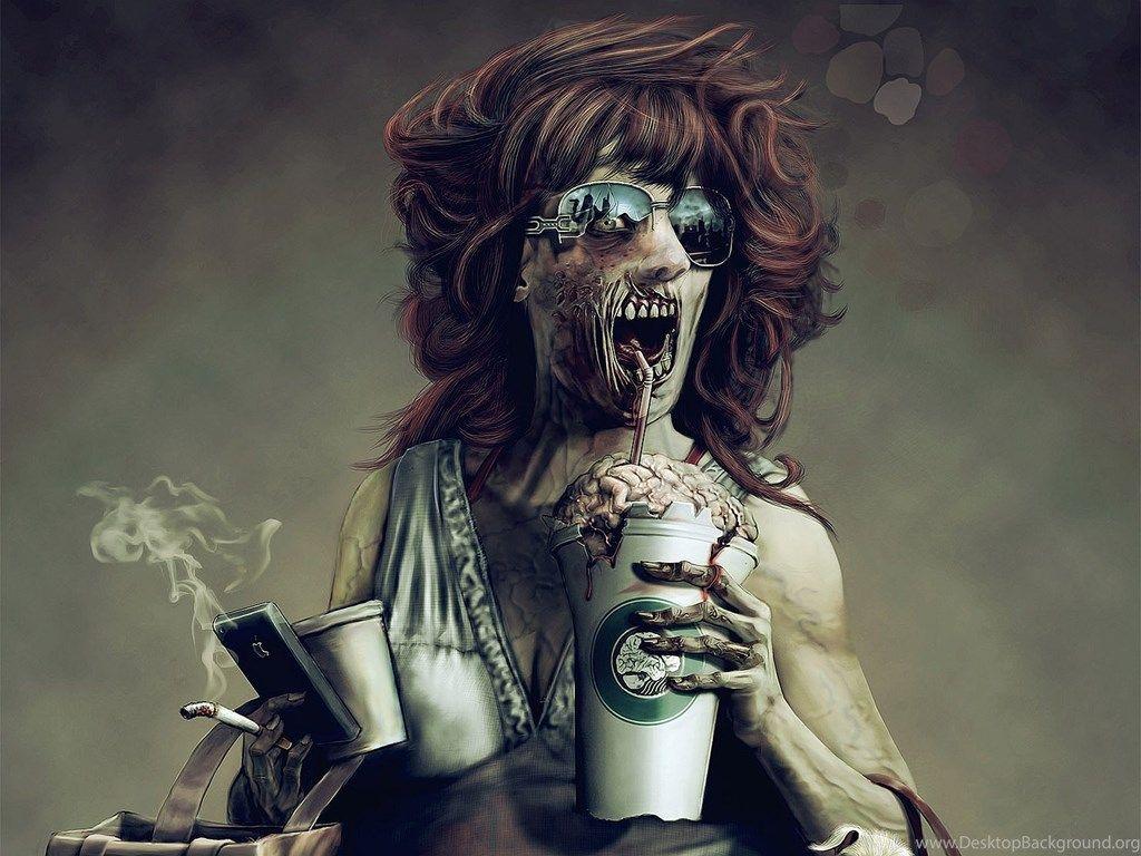 1024x768 Zombie HD Wallpaper Desktop