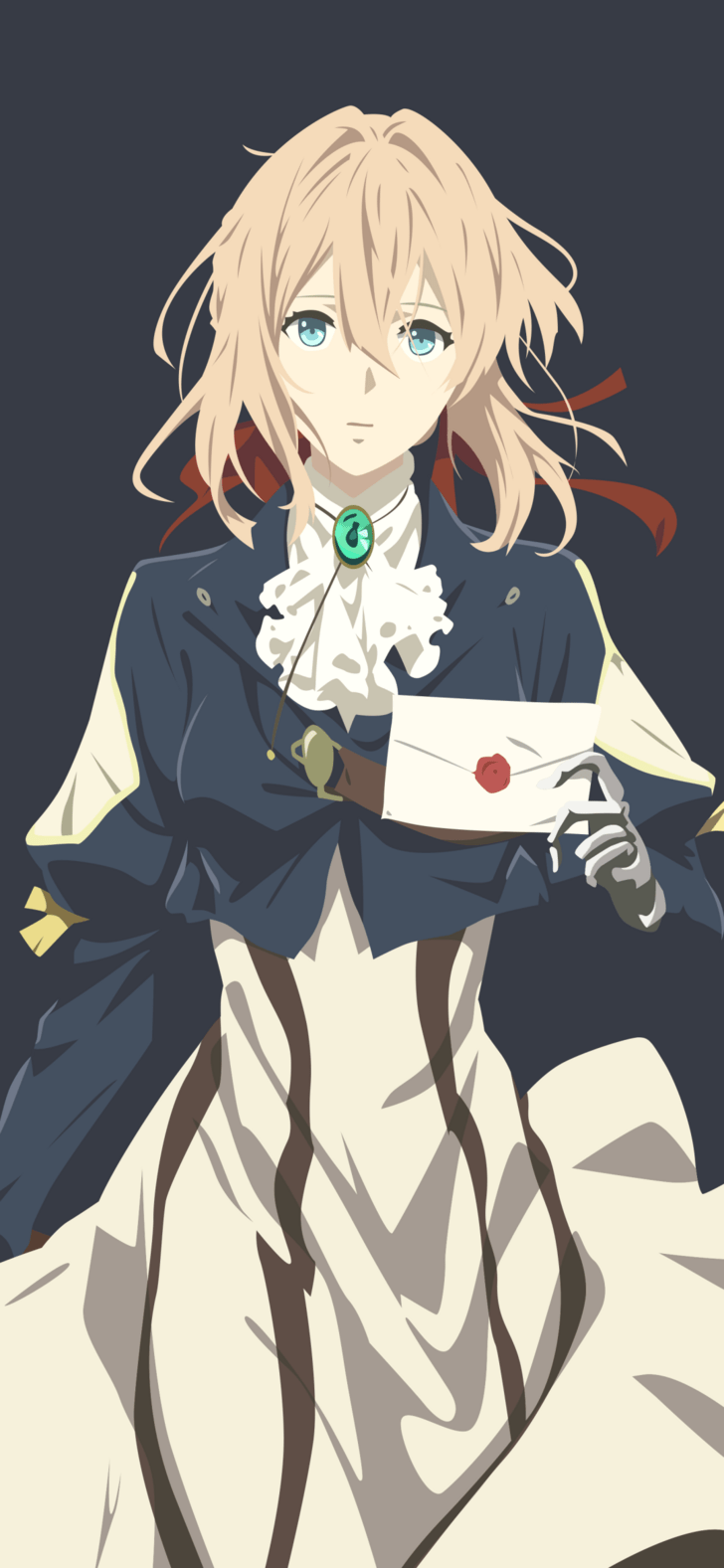 728x1577 violet evergarden mobile wallpaper .