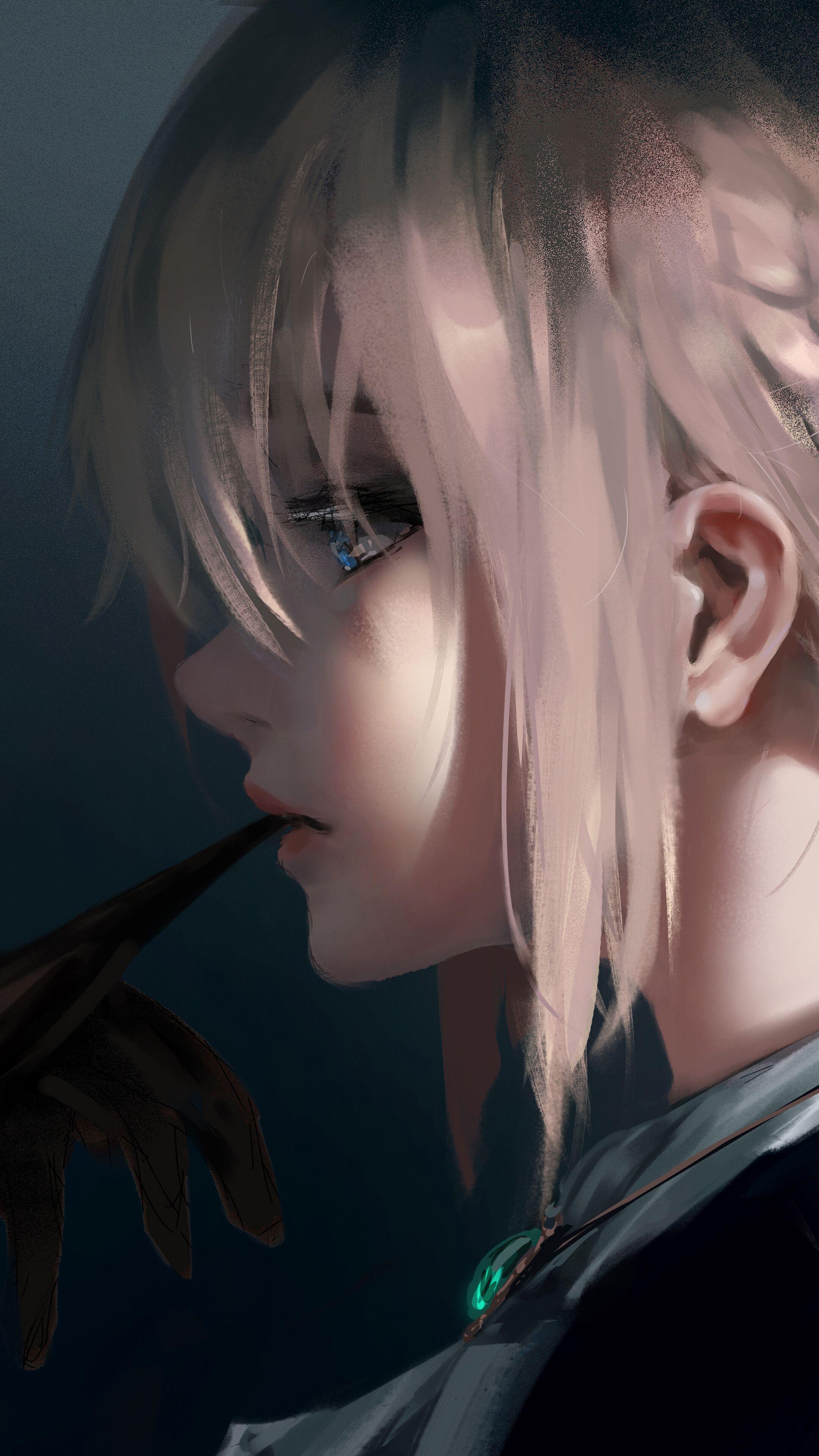 2160x3840 Anime, Girl, Violet Evergarden .