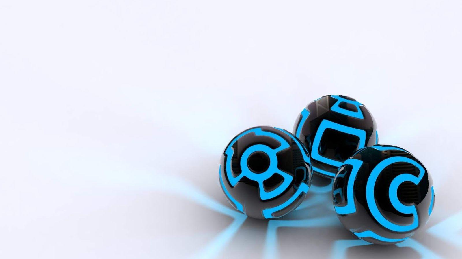 1600x900 Blue Orbs White Wallpaper 1600x1000 .
