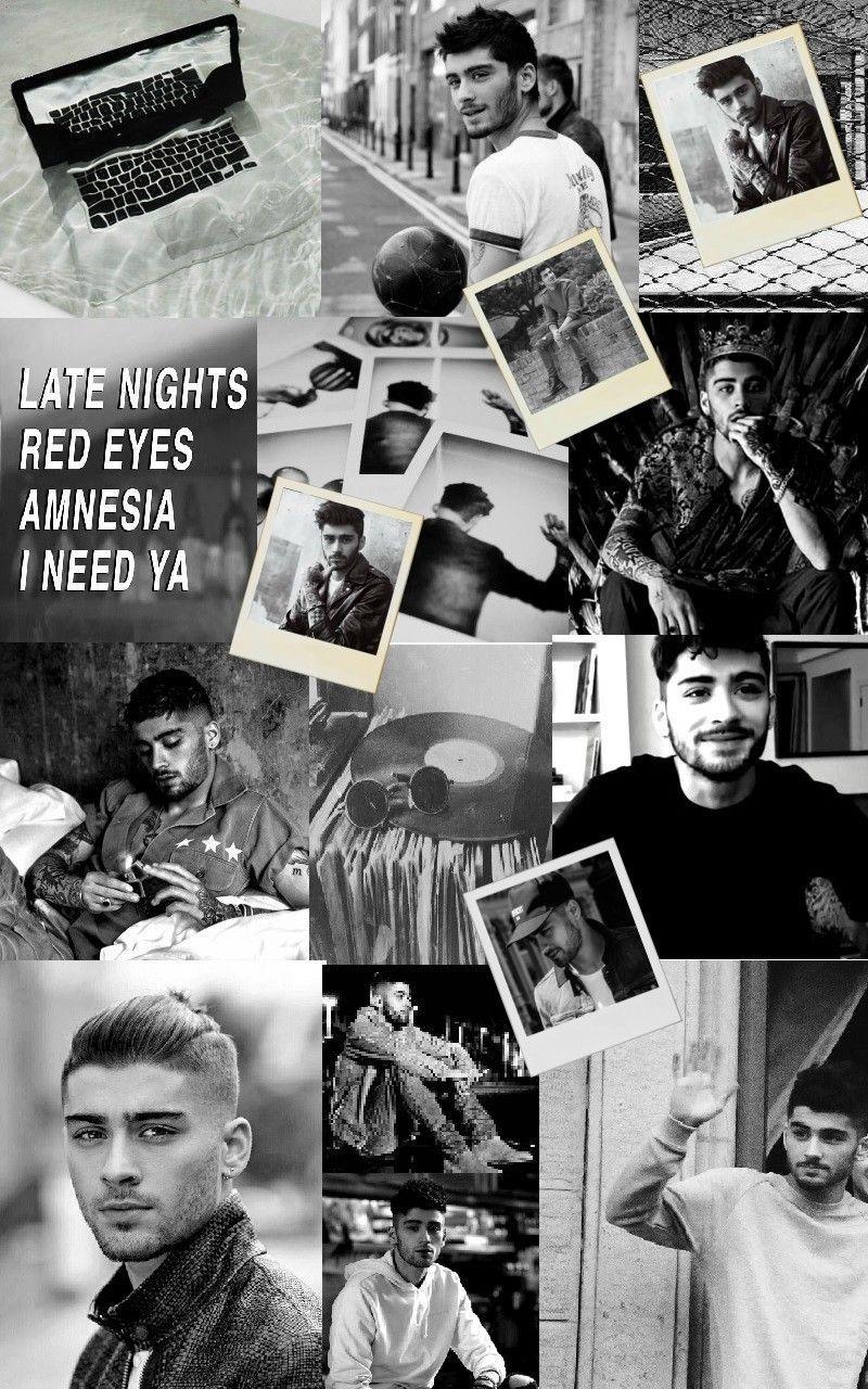 800x1280 Zayn Wallpaper Black And