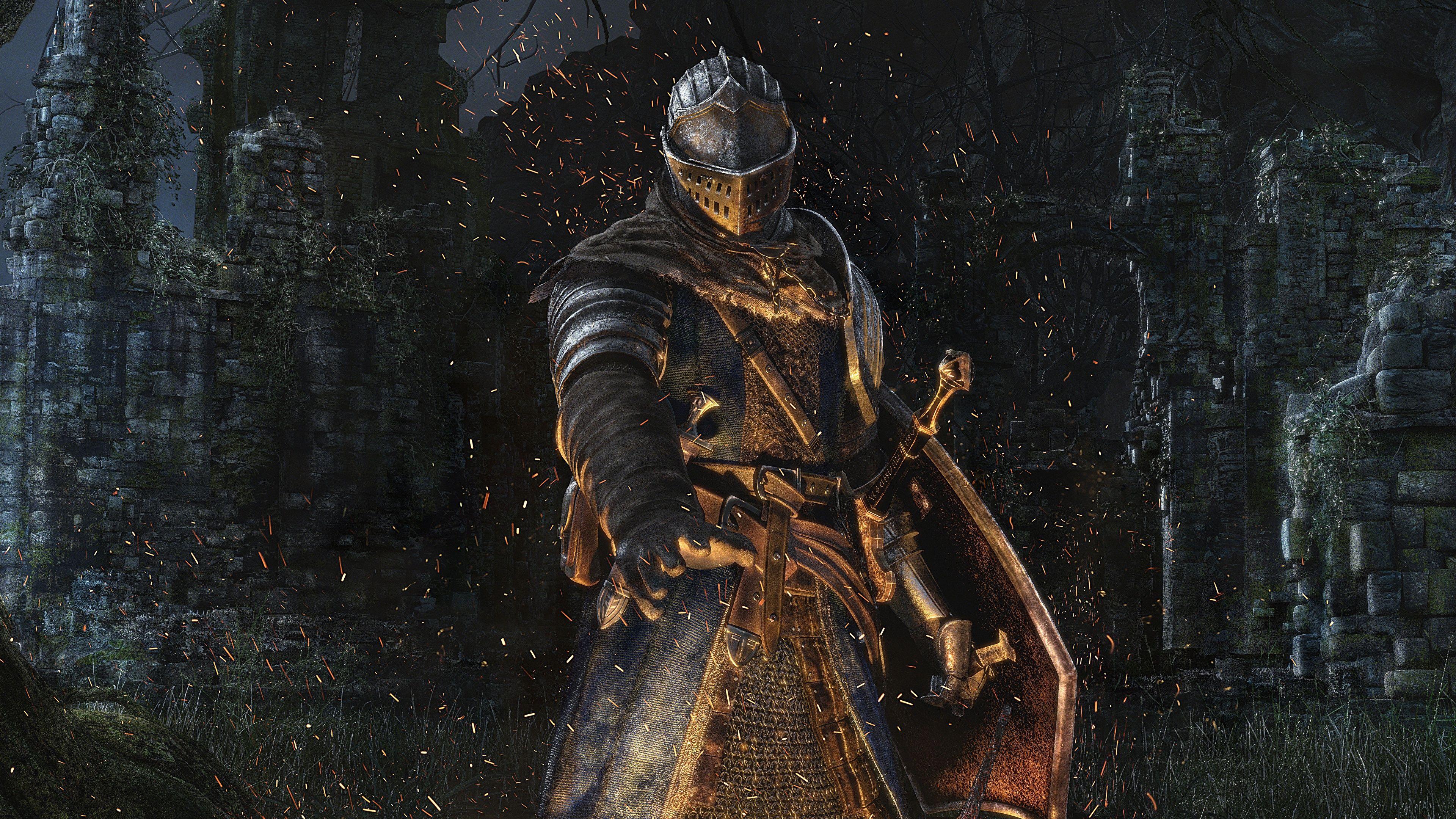 3840x2160 Desktop Wallpaper Dark Souls Knight .