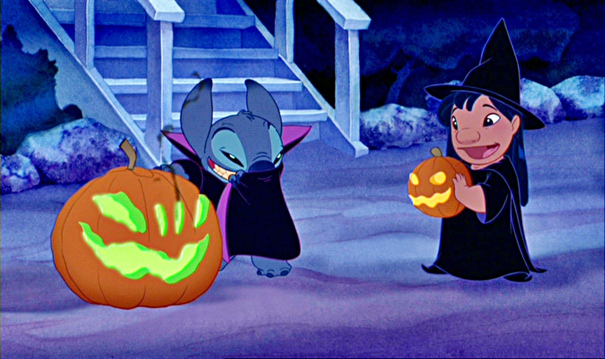 Lilo And Stitch Halloween Background - carrotapp