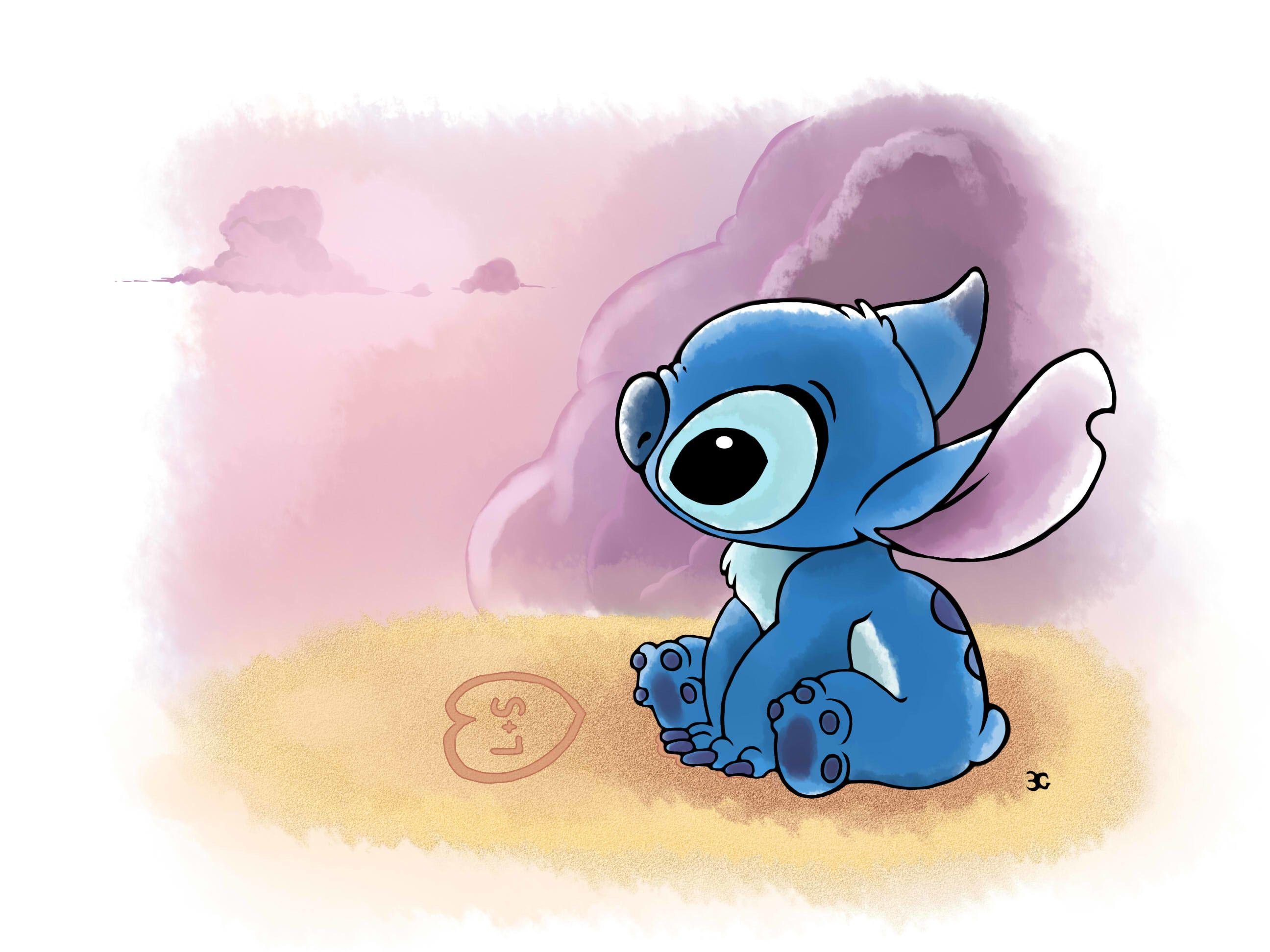 2592x1944 Cute Stitch Wallpaper .